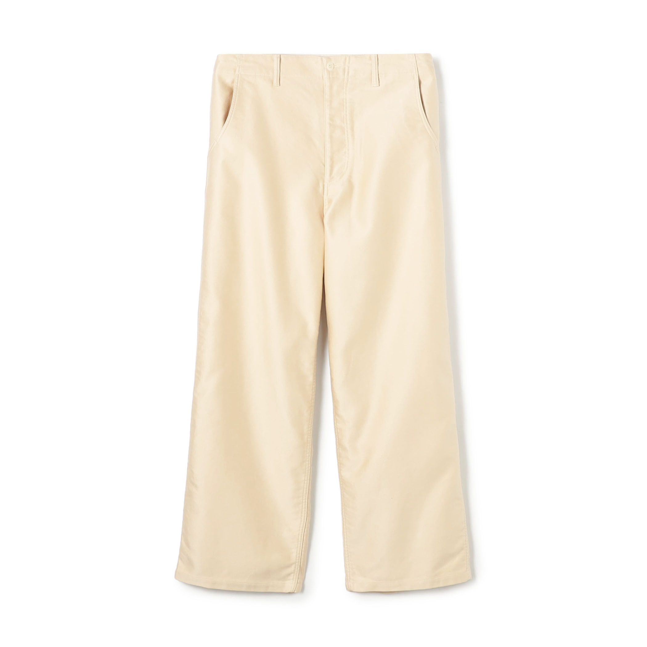 シーアイランドコットンモールスキン ストレートパンツ