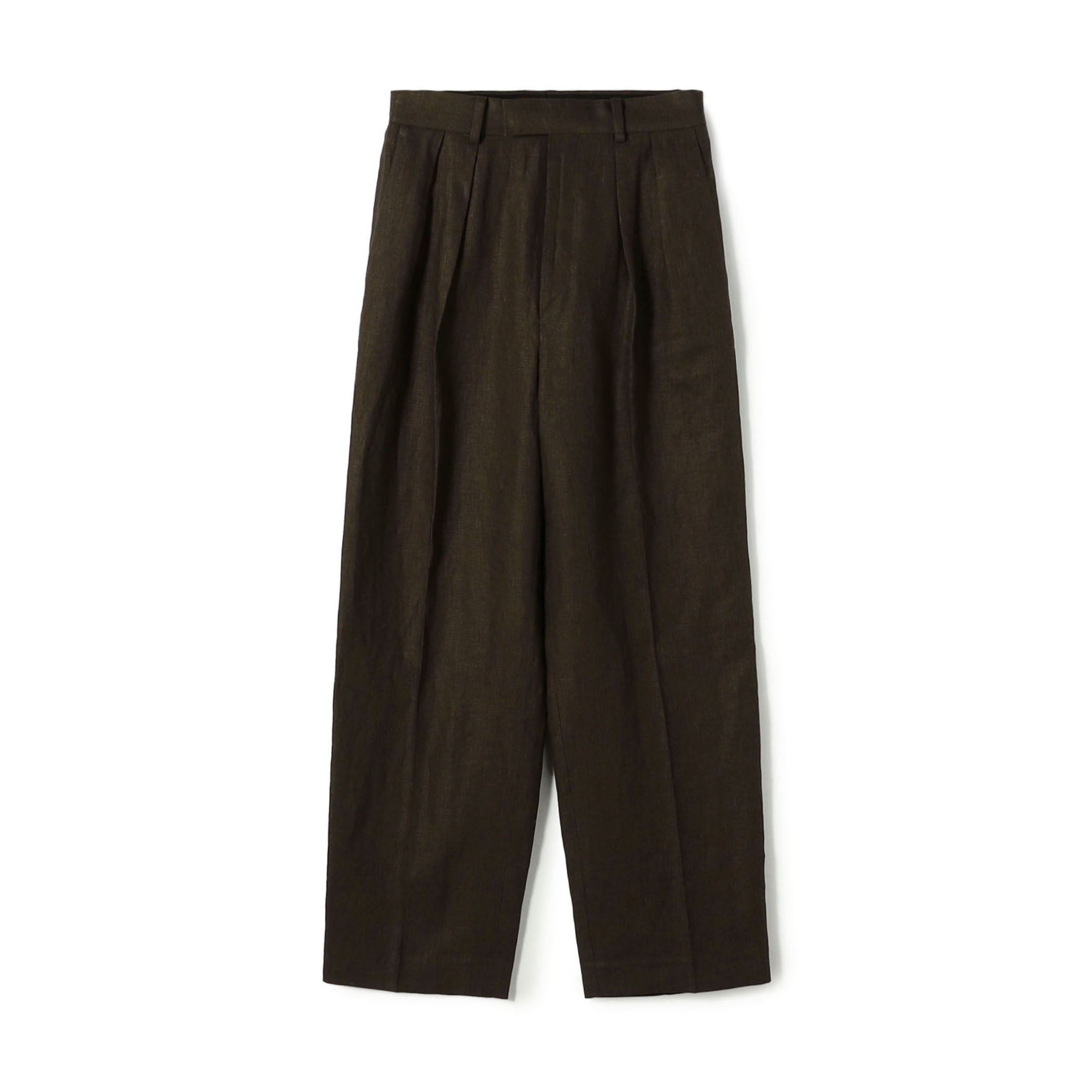 edition pourell リネン タックパンツ