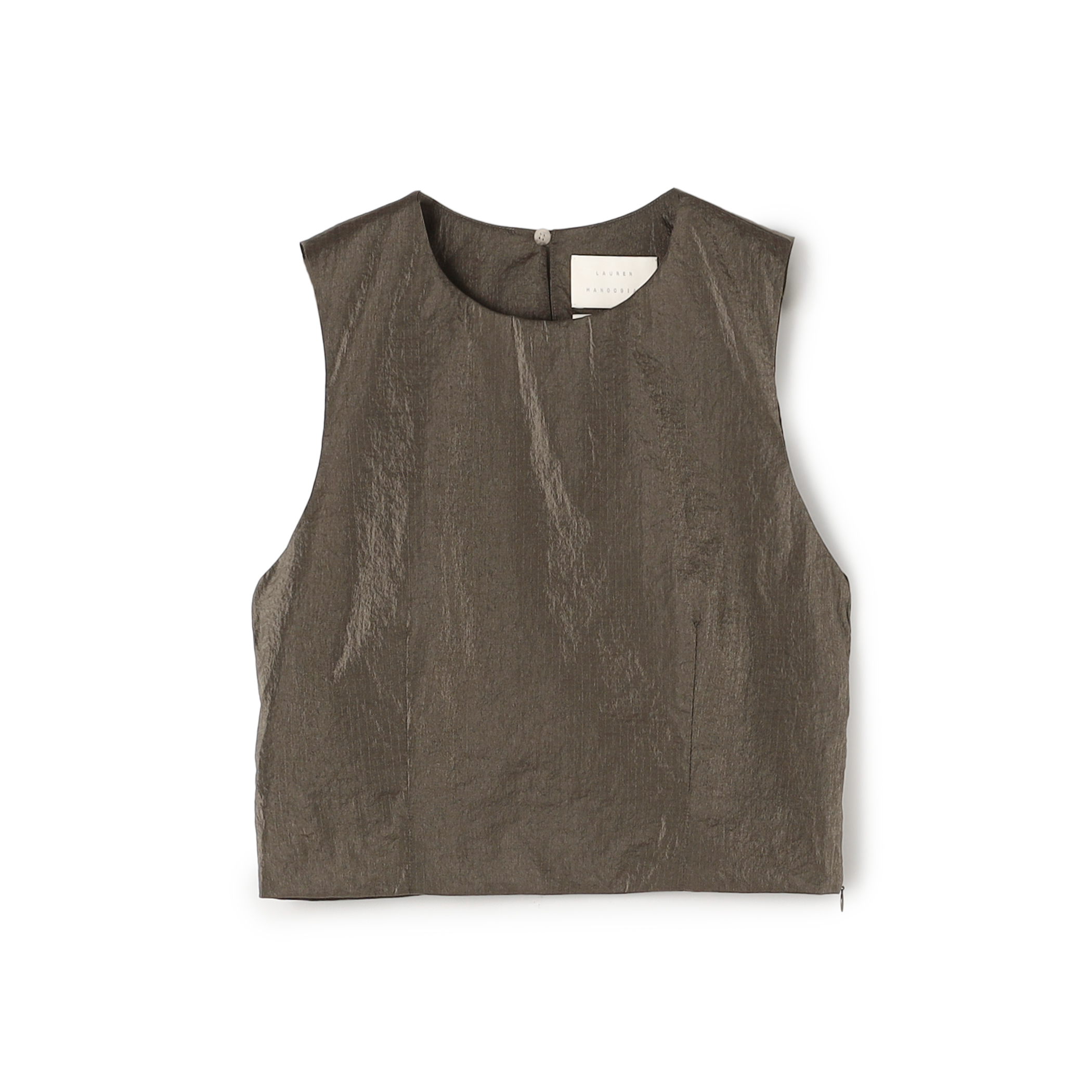 LAUREN MANOOGIAN CROP ノースリーブトップ