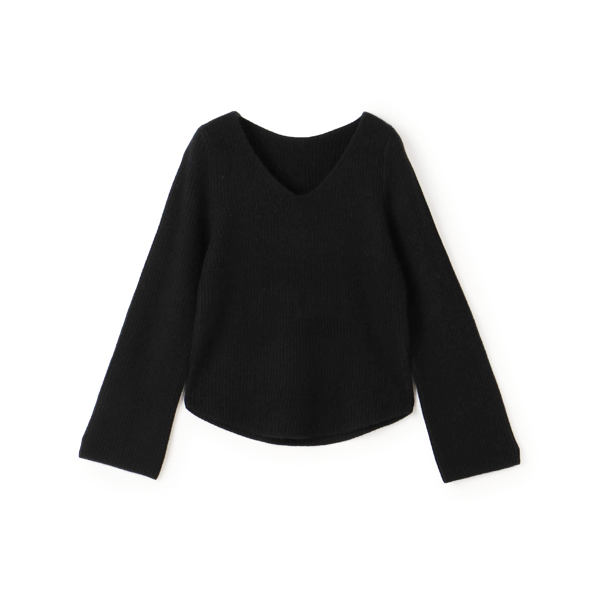 ベビーカシミヤ Vネックプルオーバー