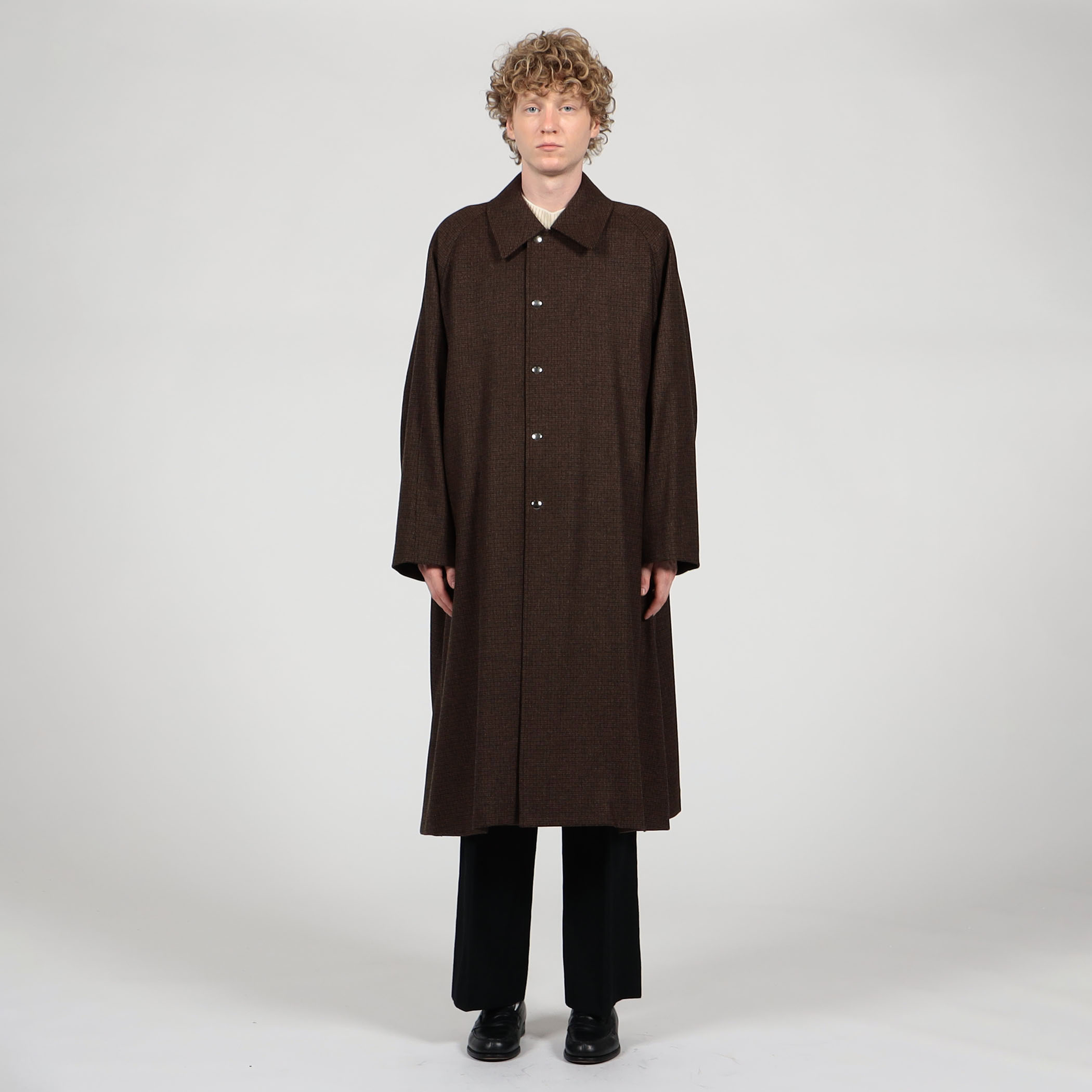 別注】The CLASIK BAL COLLAR PONCHO Fox Flannel｜トゥモローランド