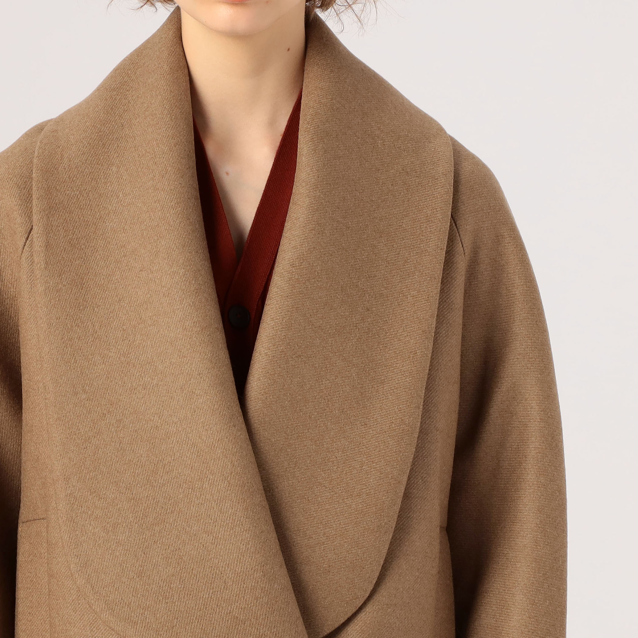 MARTIN GRANT  ウールコート MARTIN GRANT COCOON COAT グレンチェック コクーンコート