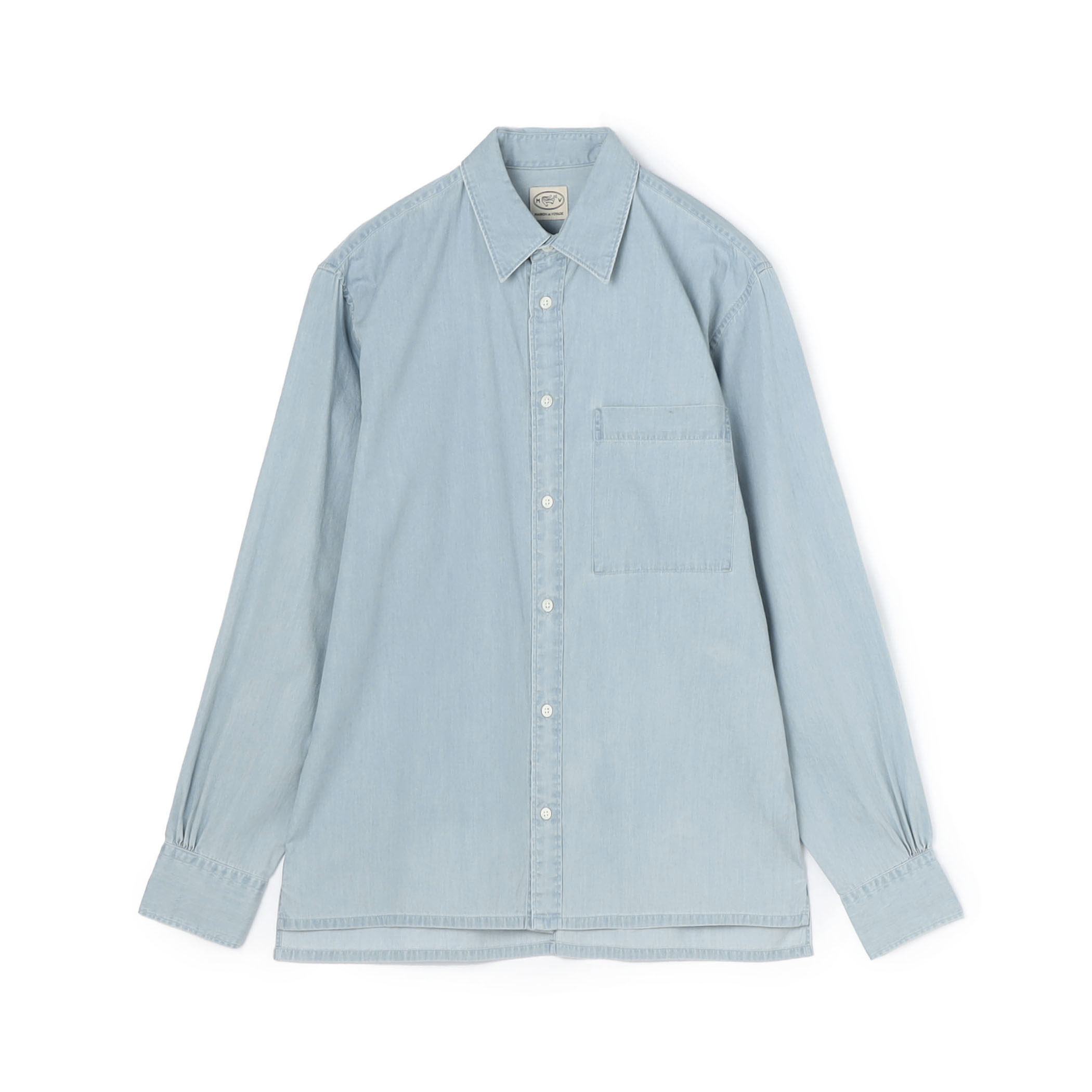 ■■■インディゴツイル レギュラーカラーシャツ