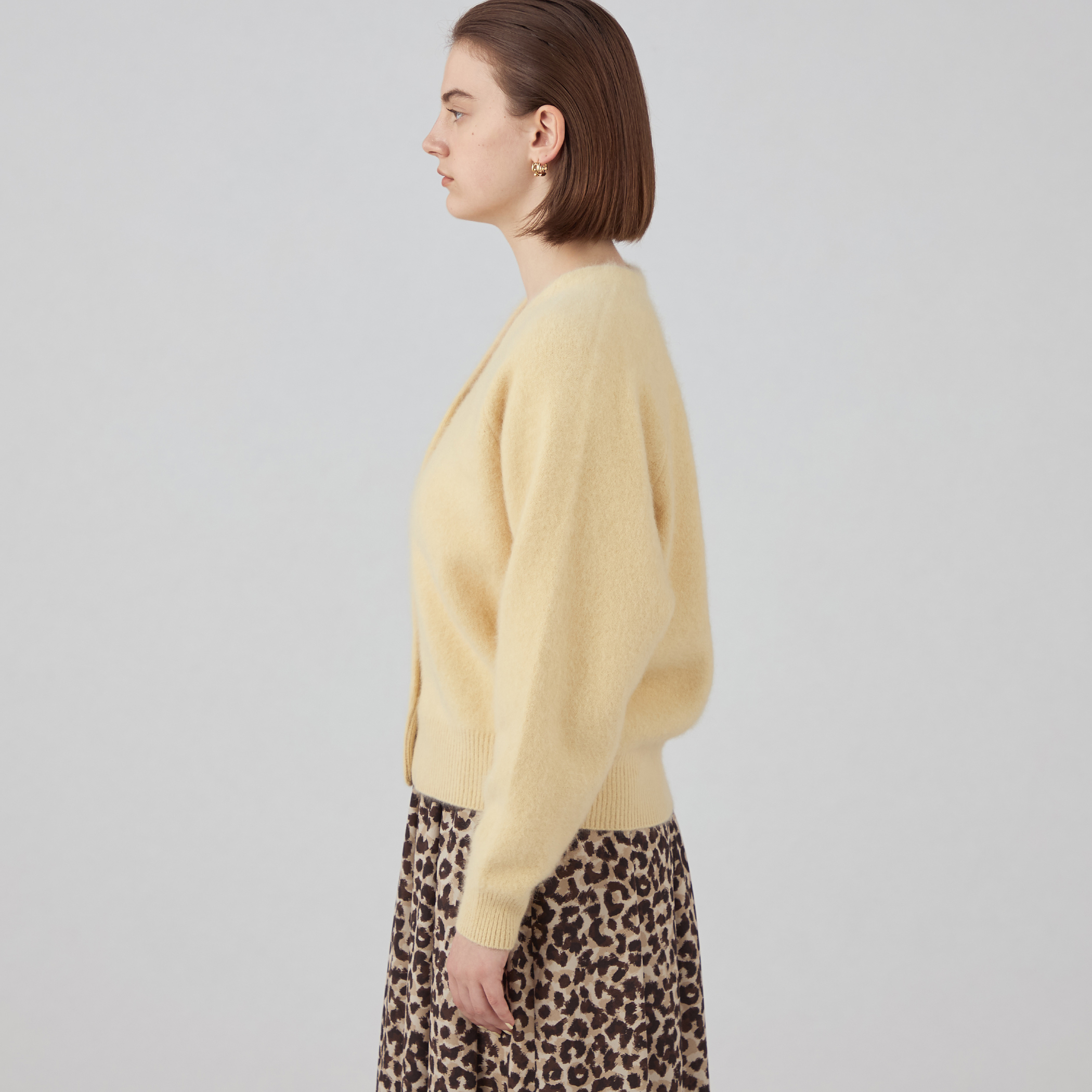 【極美品】Ballsey　フラッフィーヤーン Vネックカーディガン ボールジィ Ballsey フラッフィーヤーン Vネックカーディガン （15