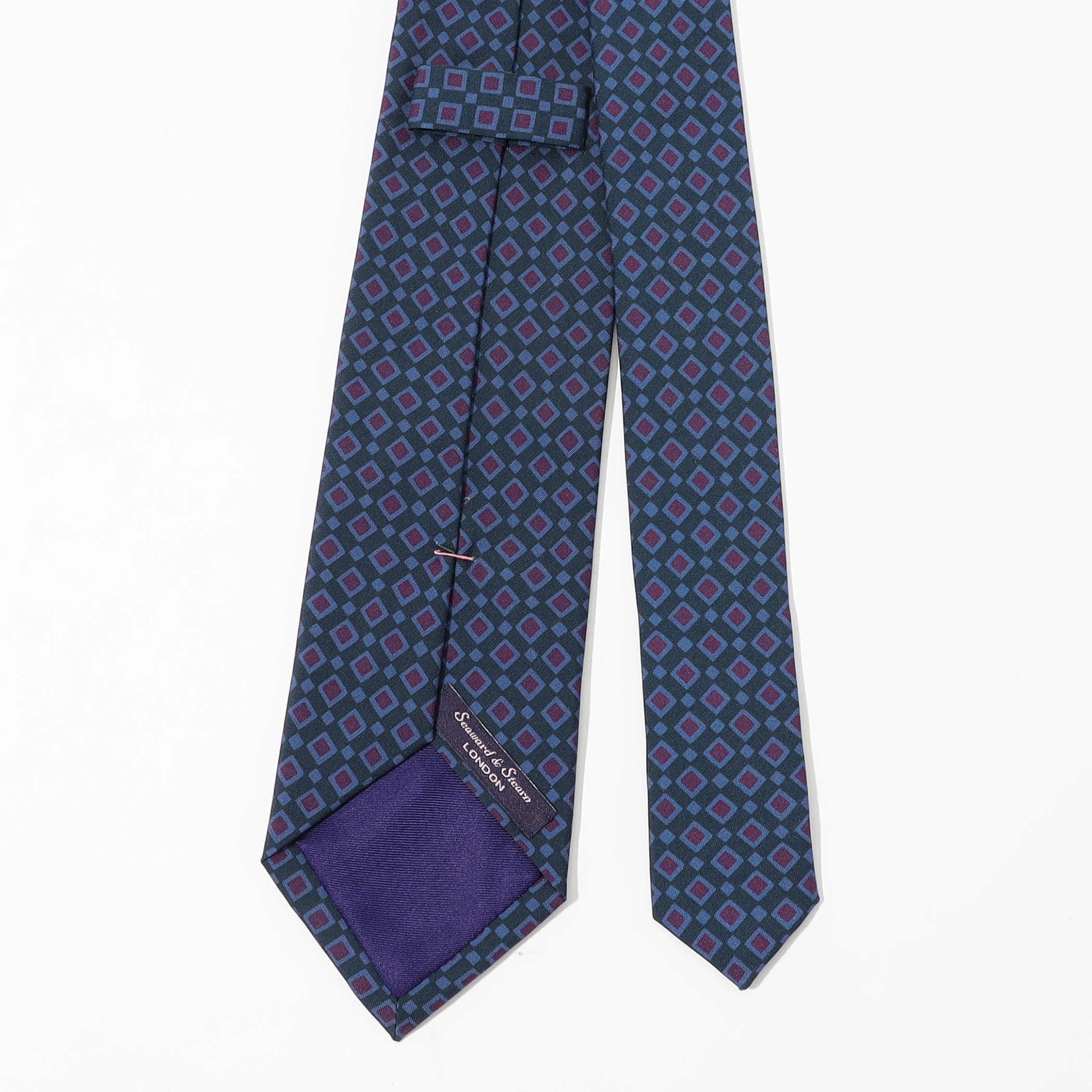 Seaward＆Stearn シルクプリント小紋柄ネクタイ｜トゥモローランド