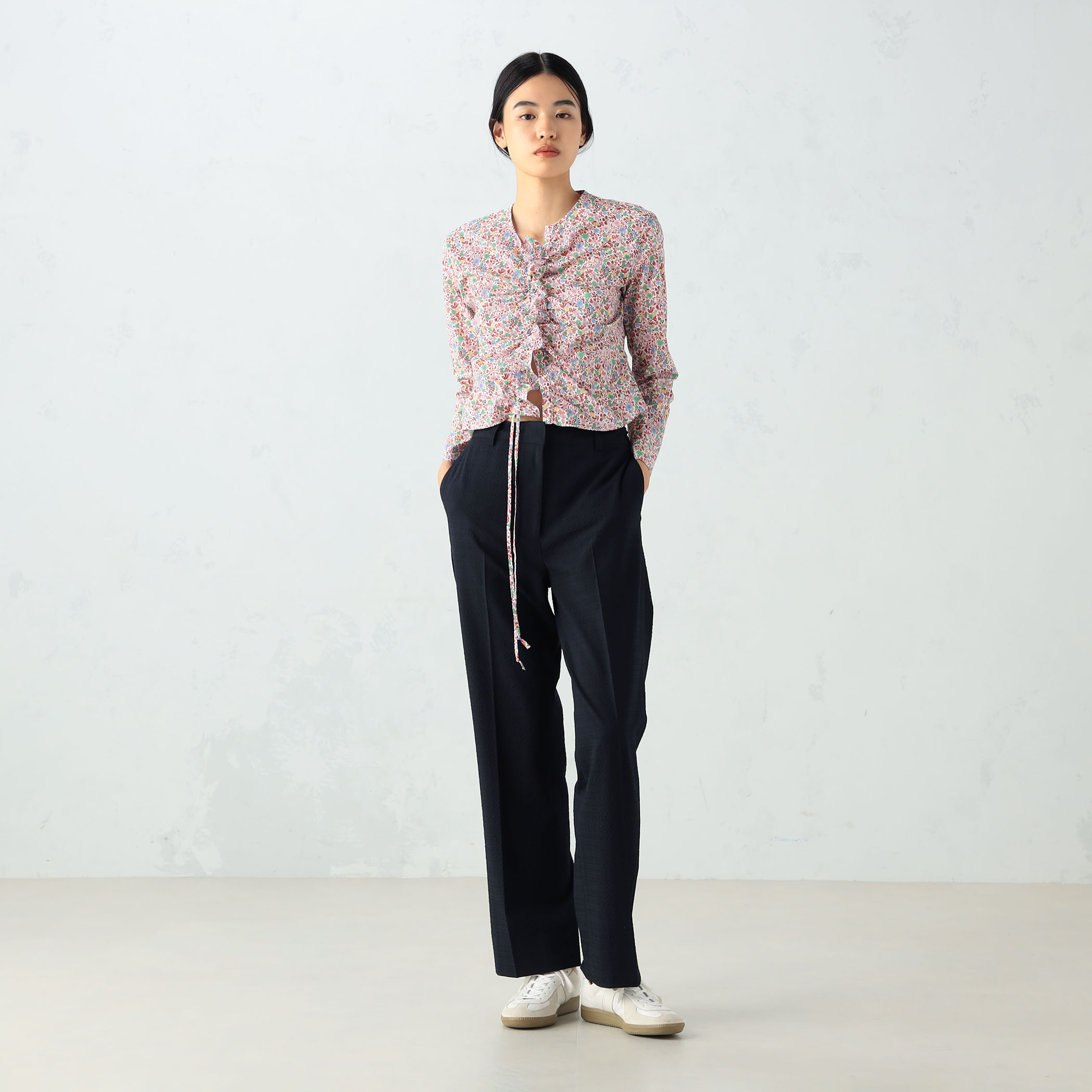 シアサッカー テーパードパンツ｜トゥモローランド 公式通販