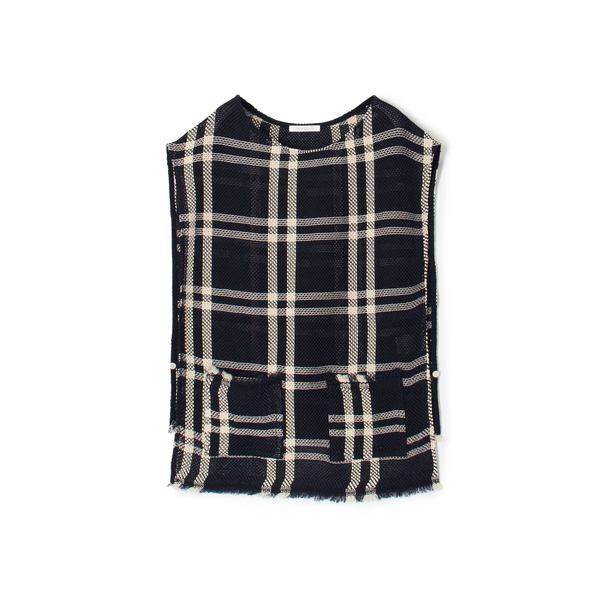 ラッセルコットン フロントポケットベスト