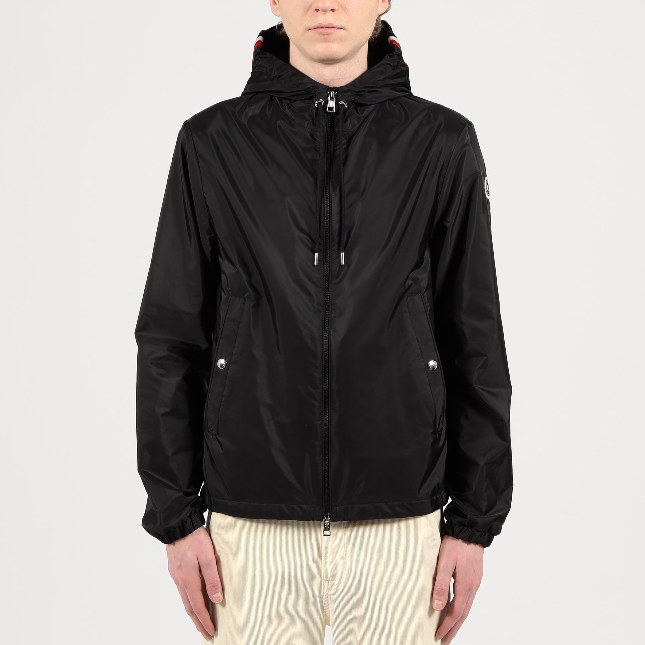 □MONCLER GRIMPEURS JACKET ナイロン フーデッドブルゾン