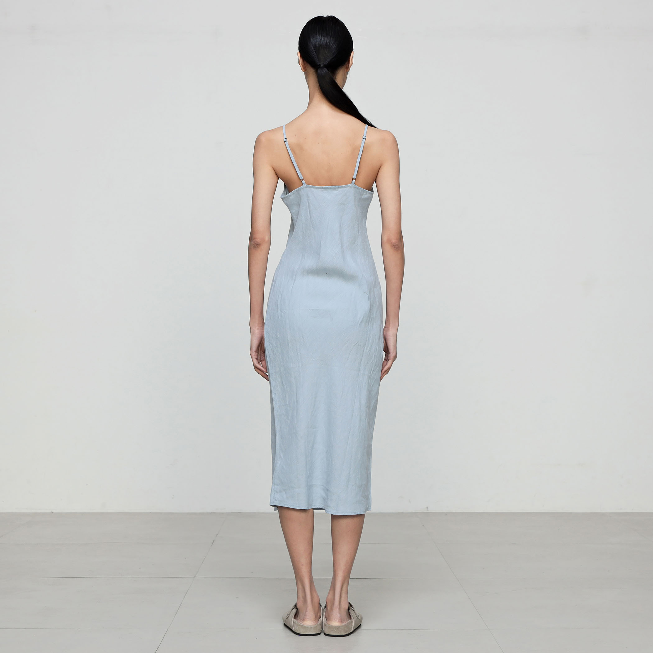 ライトウェイトリネン キャミソールワンピース WKO6630