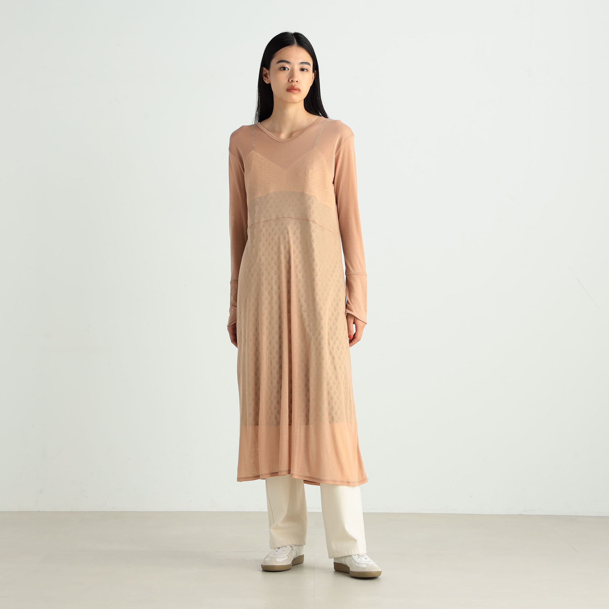 シルクジャージーミドルワンピース｜トゥモローランド 公式通販