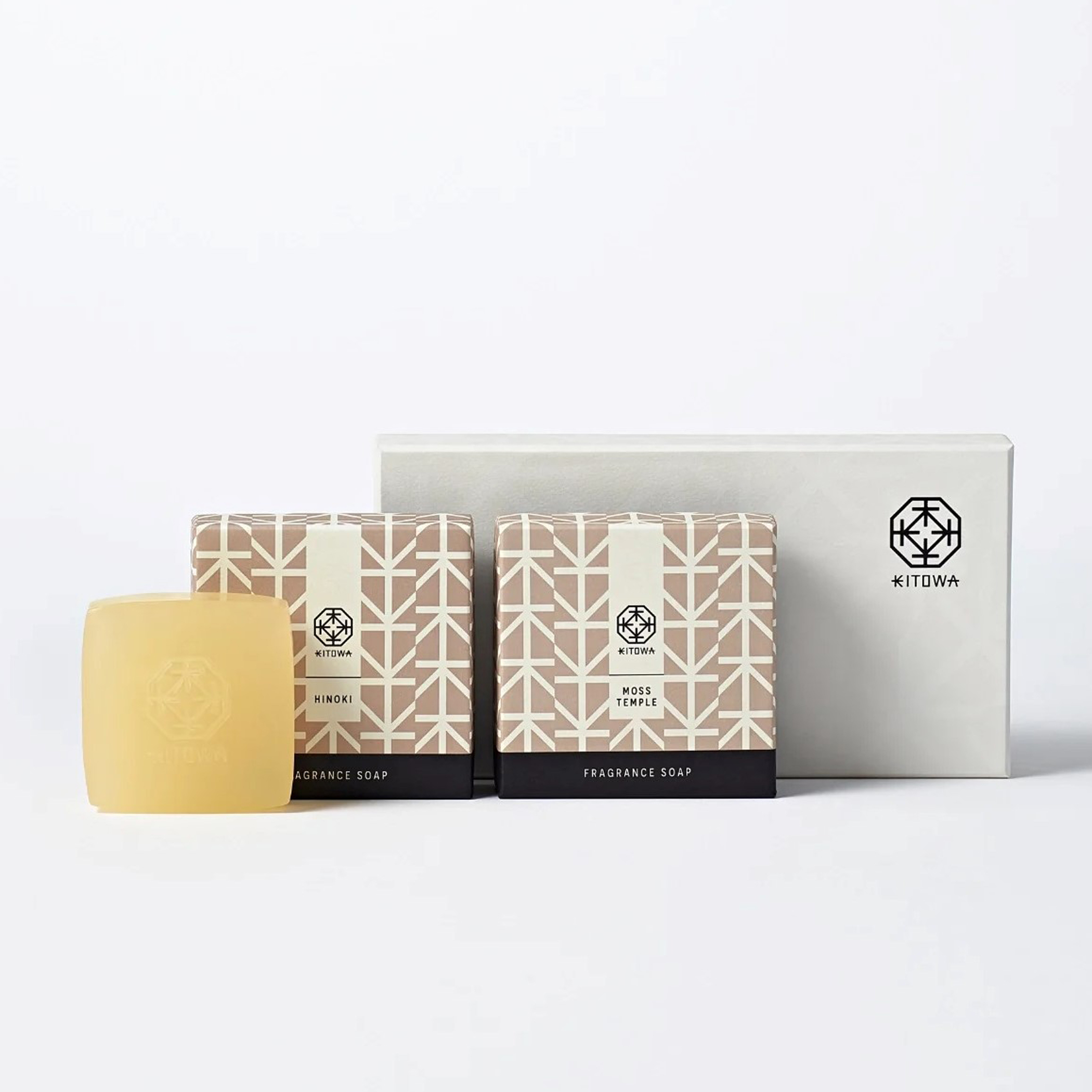 KITOWA フレグランスソープ ギフトセット（ヒノキ / モステンプル）