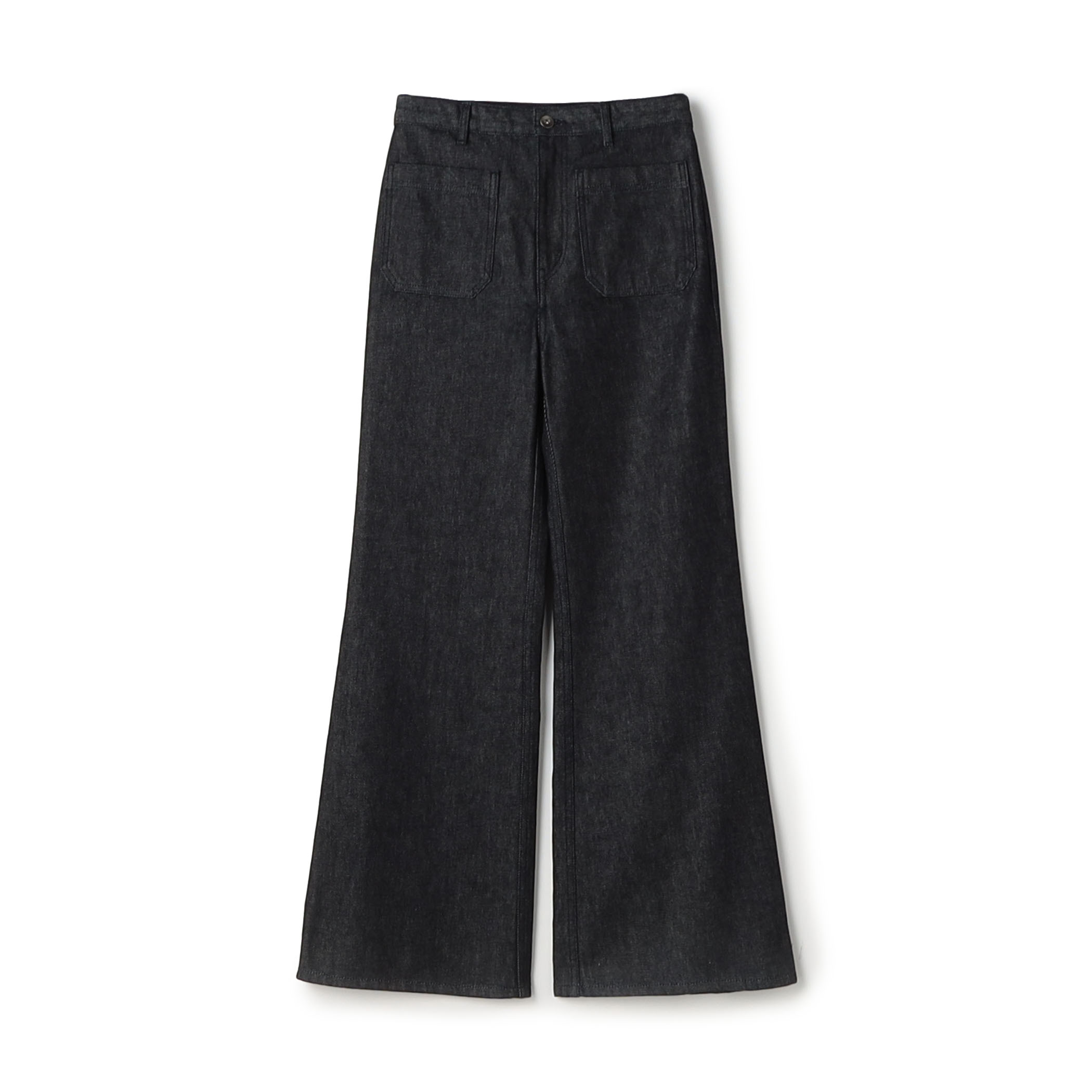 ハイデンシティーデニム フレアパンツ