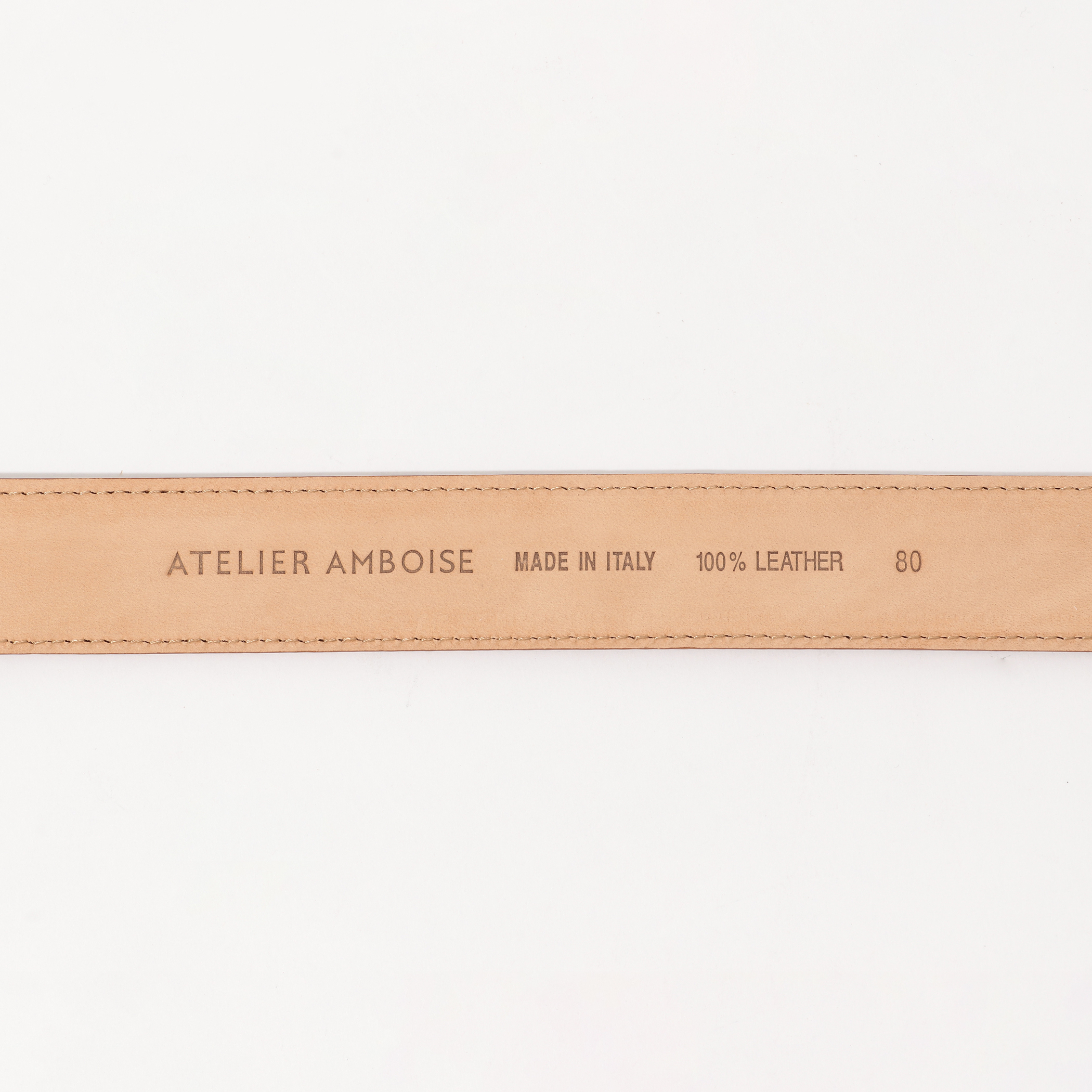 ATELIER AMBOISE レザー ベルト 80 AMBOISE 【size80】ATELIER AMBOISE【アトリエ アンボワーズ