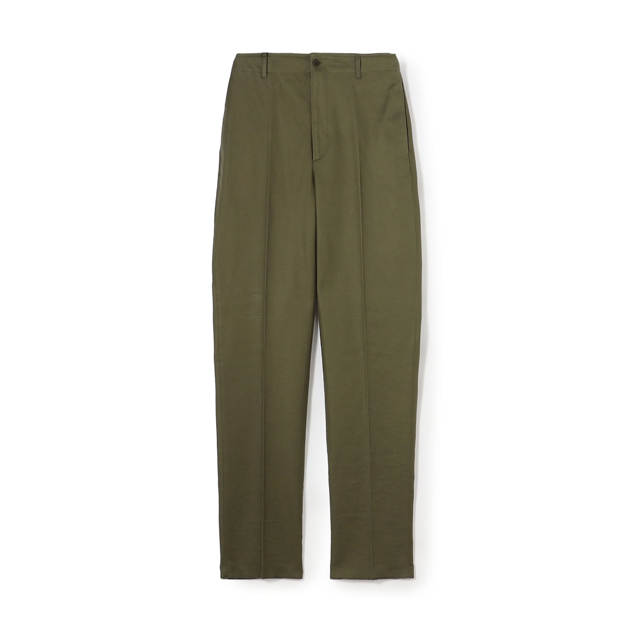 BERNARD ZINS SPENDER コットン シンチバック ワイドトラウザーズ