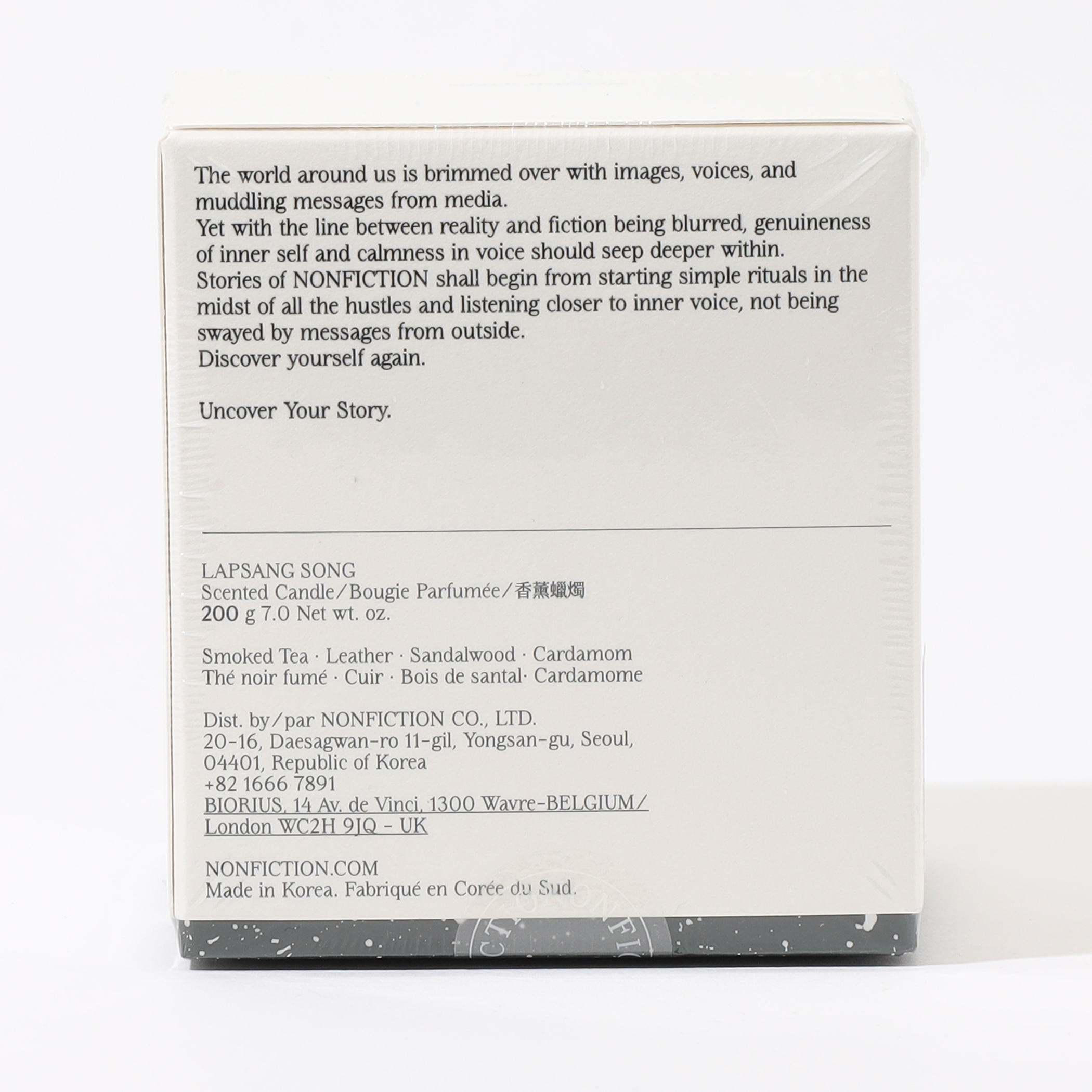 NONFICTION PEACE TALK センテッドキャンドル 600g ノンフィクション - NONFICTION | Scented Candle 600G - PEACE