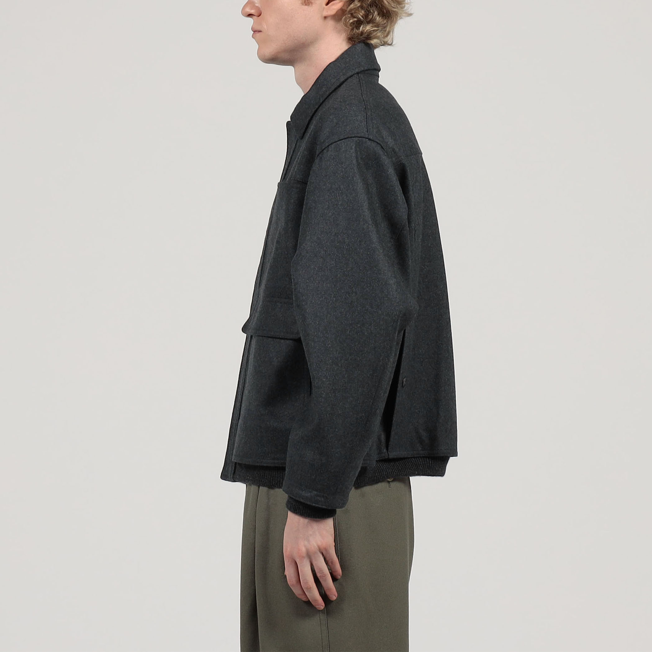 □ウールメルトン ショートブルゾン｜トゥモローランド 公式通販