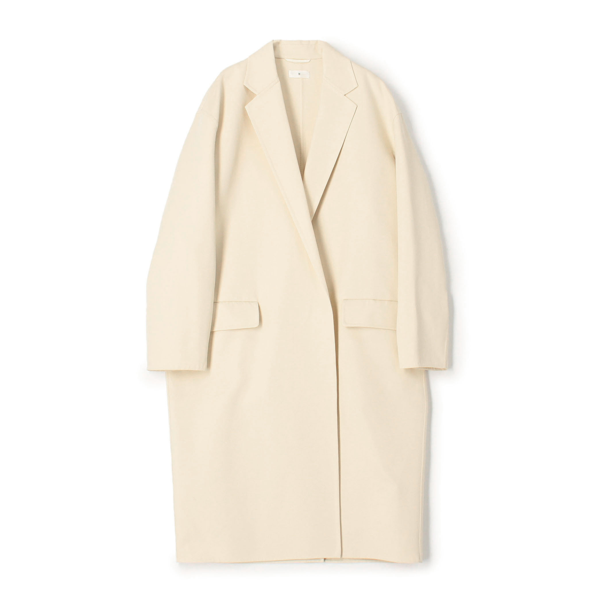 コットンダブルフェイス チェスターコート