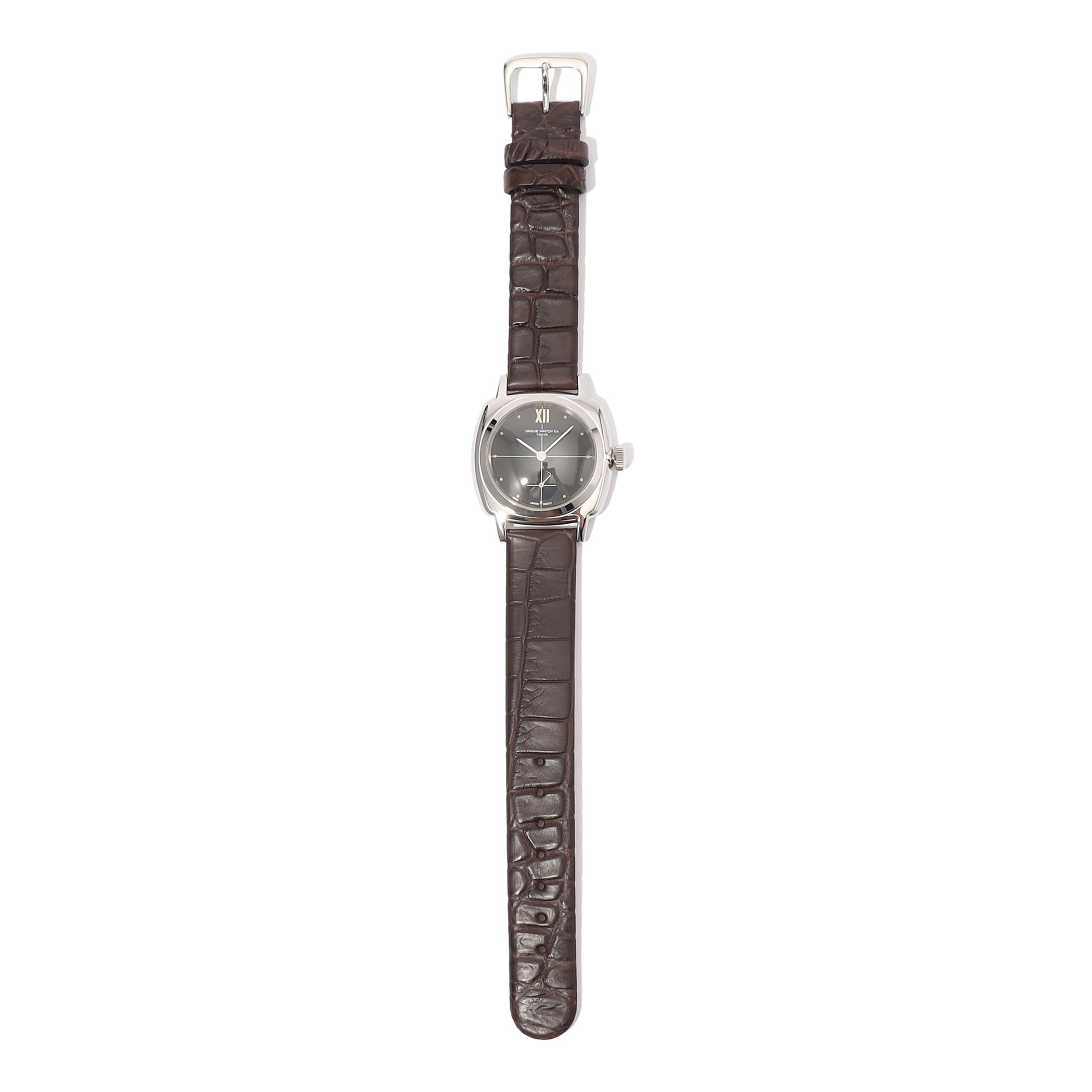 【別注】VAGUE WATCH Coussin Sophie クロコダイルベルト クォーツウォッチ