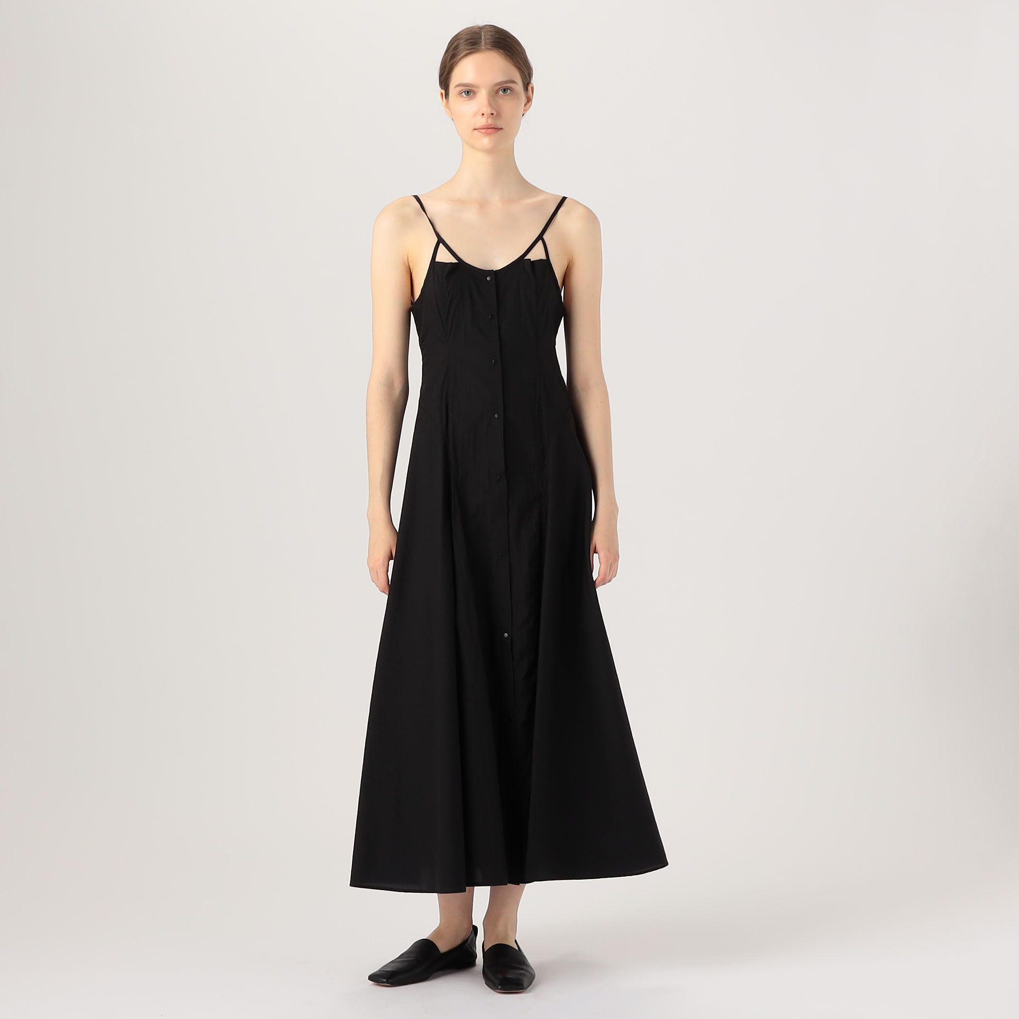 【美品】cacharel♡キャシャレル リネン混Vネックワンピース イタリア製M 美品】cacharel♡イタリア製キャシャレル リネン混Vネック