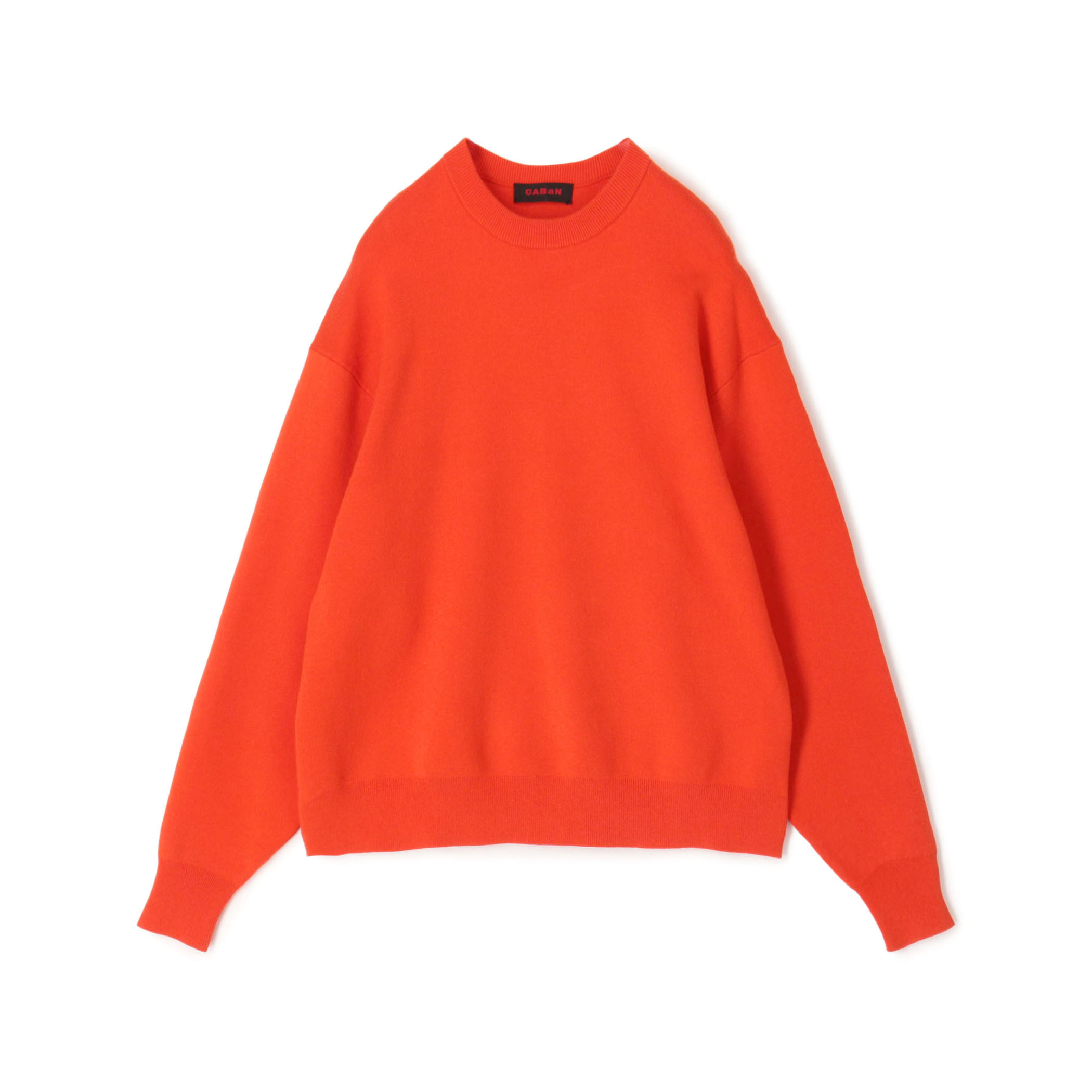 コットンカシミヤ クルーネックプルオーバー