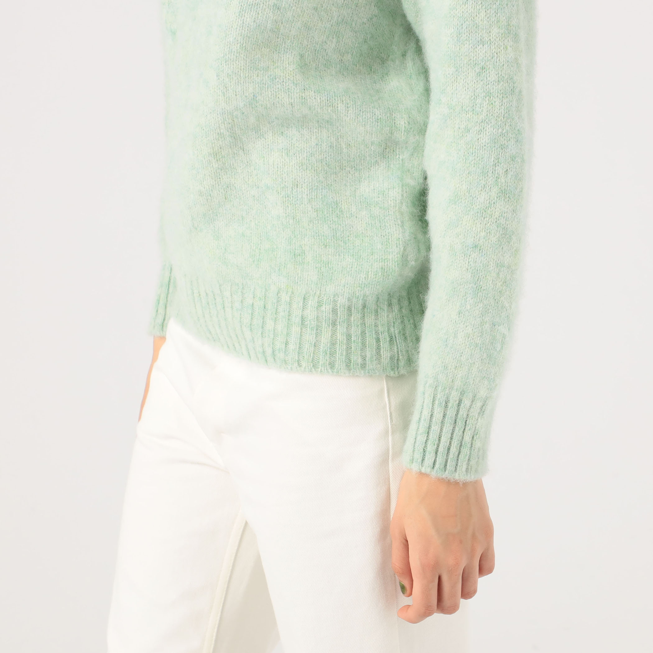 SHETLAND WOOLLEN Co. CREW NECK PULLOVER｜トゥモローランド