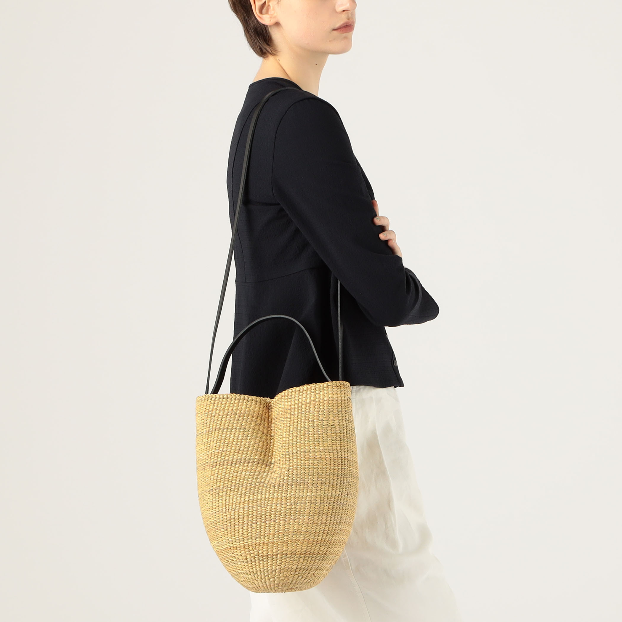 INES BRESSAND イネスブレッサンド HARICOT かごバッグ INES BRESSAND/イネス ブレッサンド】HARICOT：ショルダーバッグ