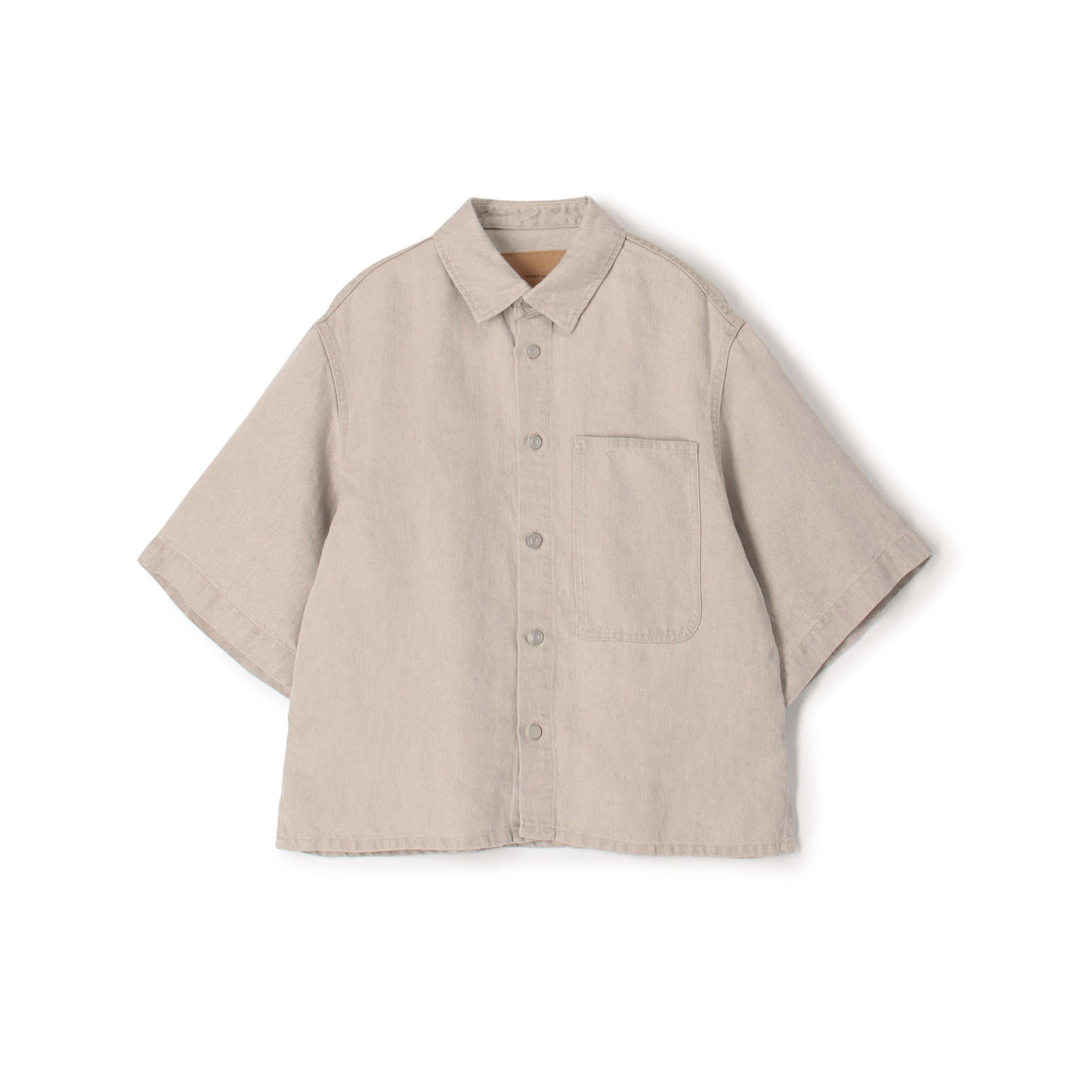 【WEB先行予約】リネンデニム ワンポケットシャツ