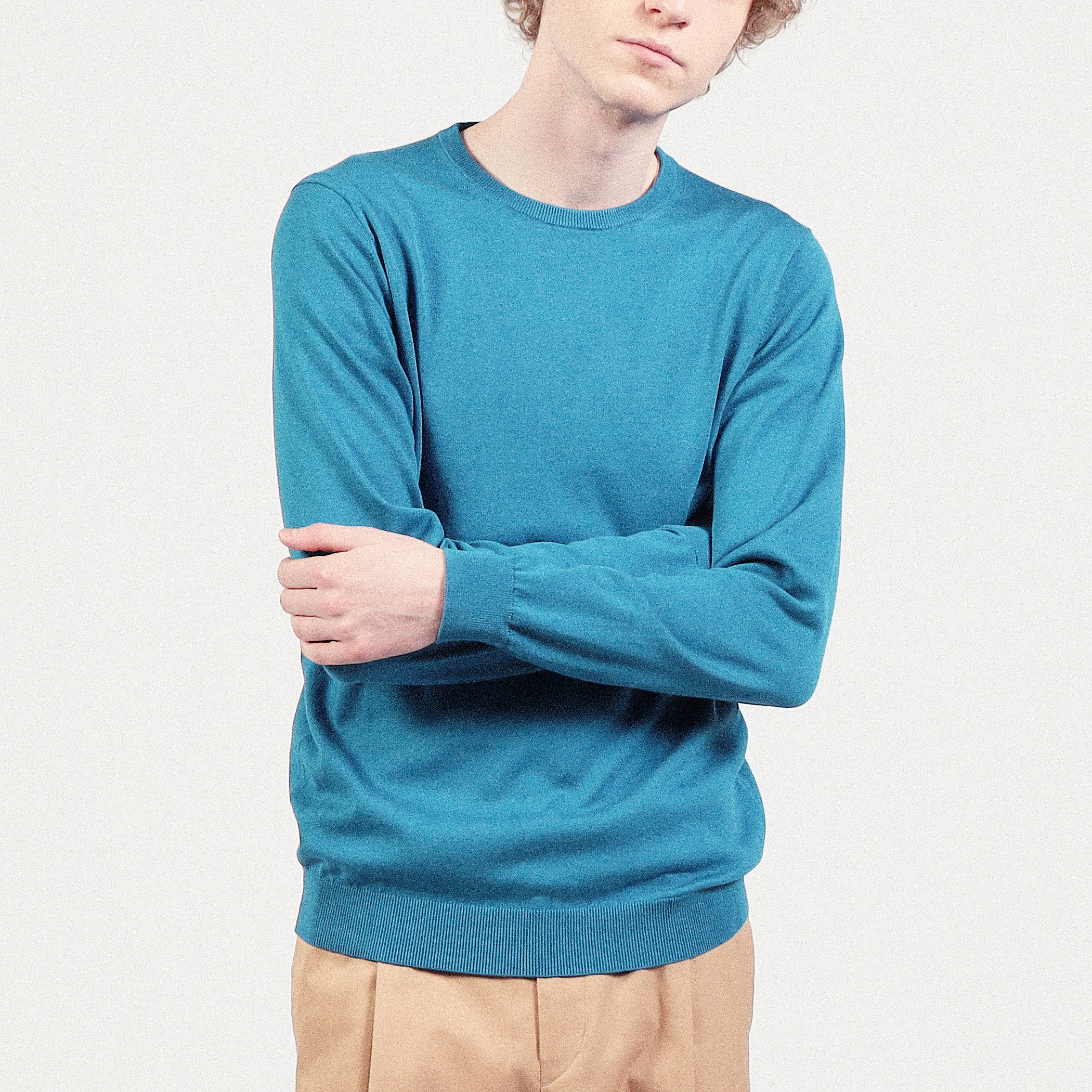 TOMORROWLAND tricot シルクコットン モックネックプルオーバー TOMORROWLAND tricot シルクコットン モックネックプルオーバー