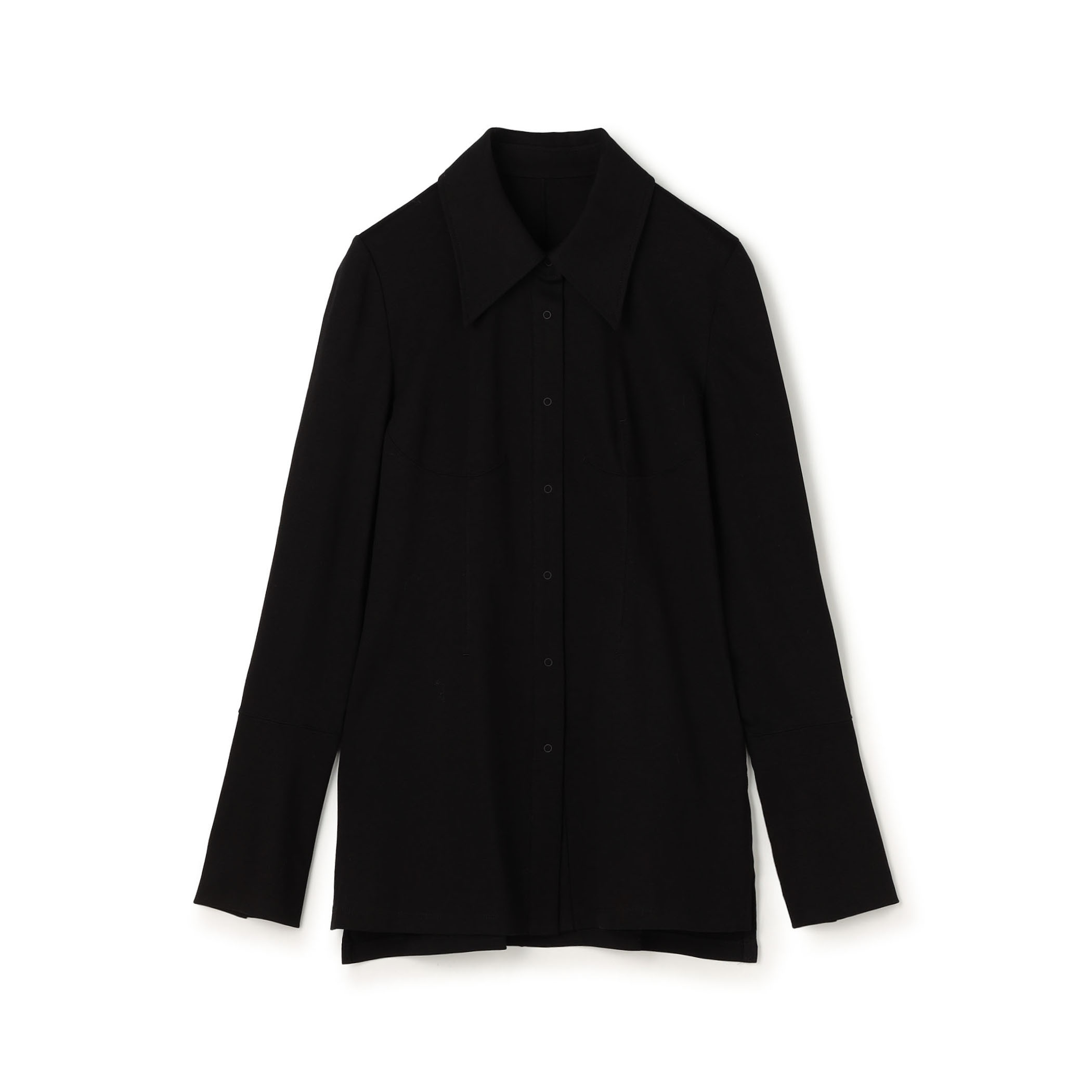 Mame Kurogouchi Cotton Jersey Shirt