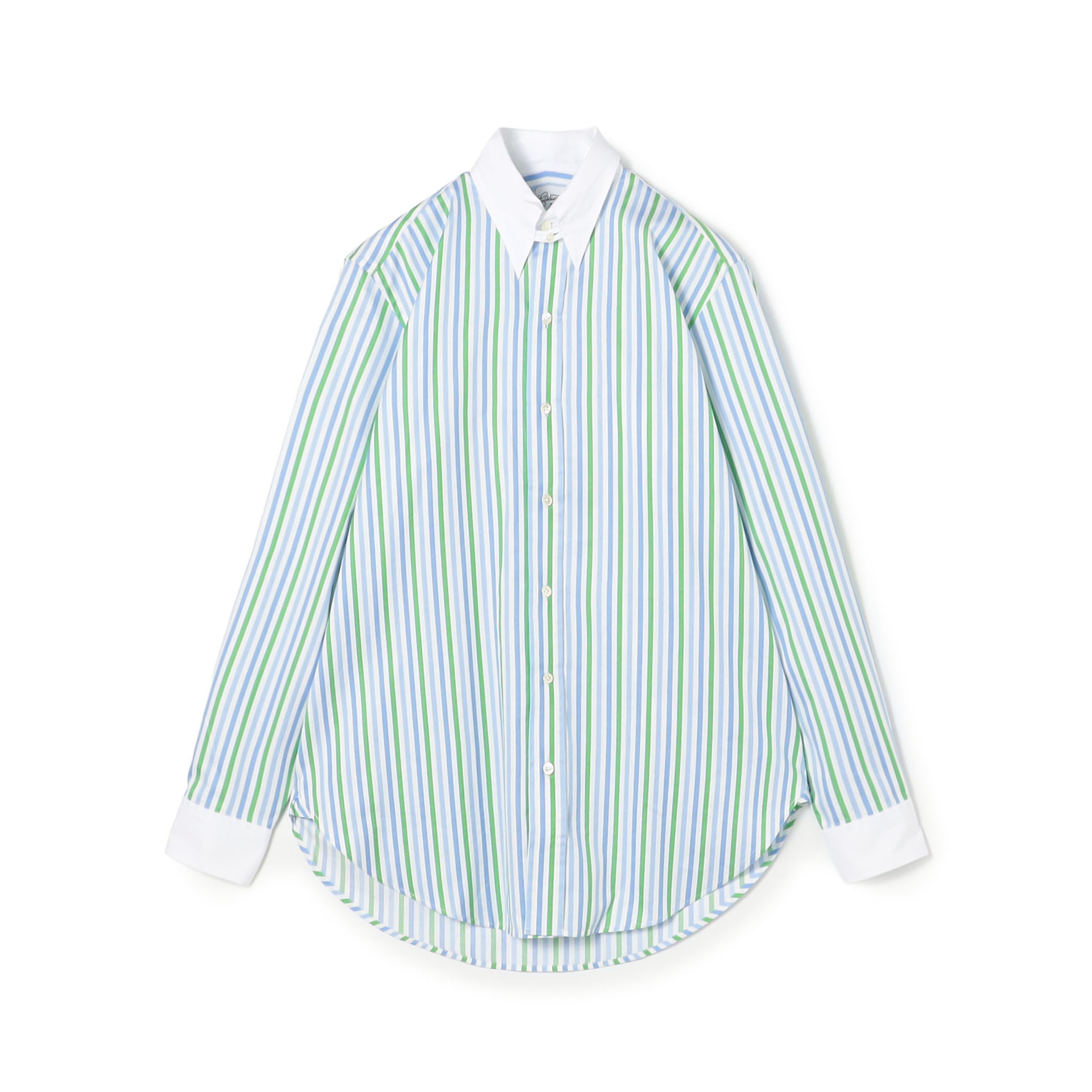 EASTMOND APPAREL コットン タブカラー ロングスリーブクレリックシャツ