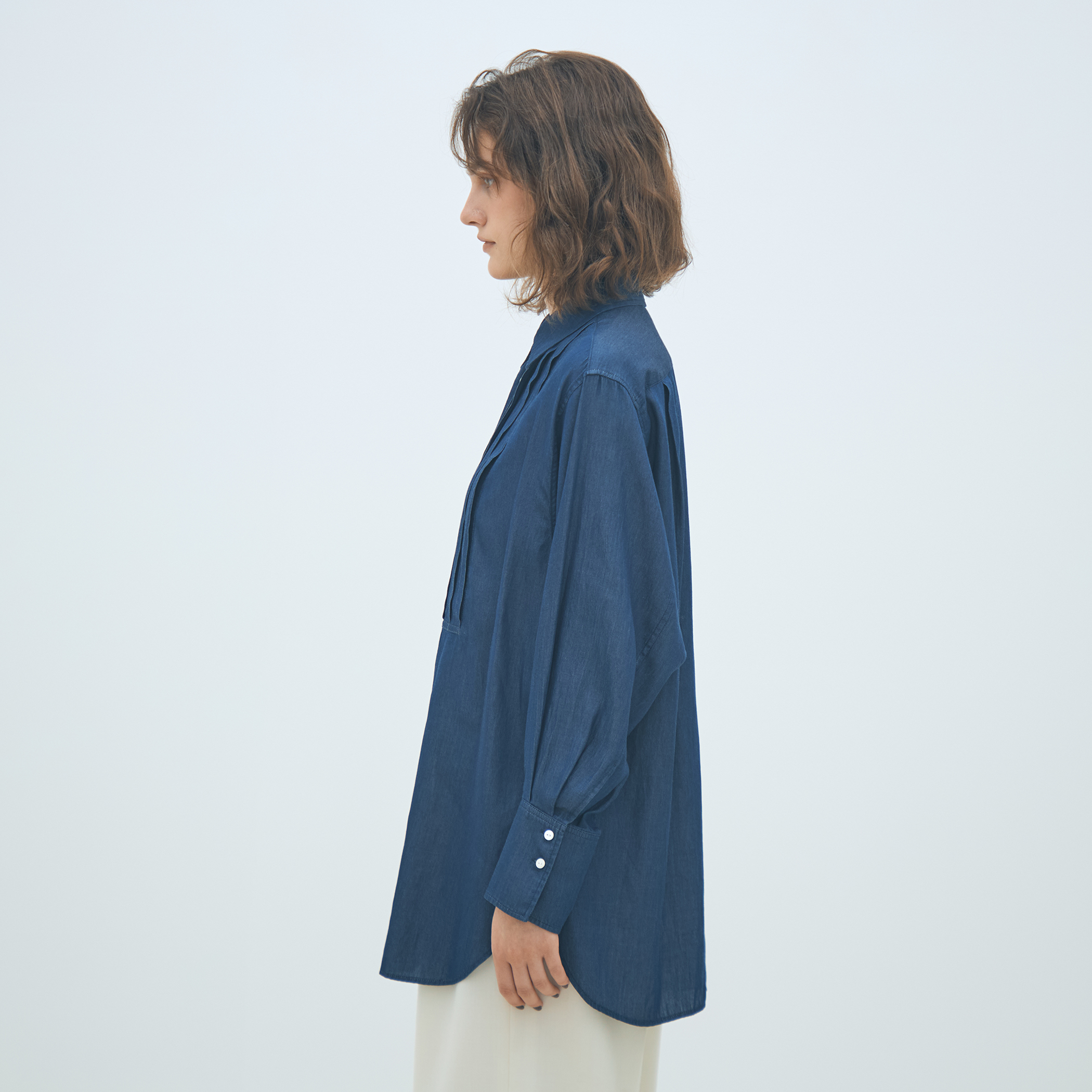 418t*美品 トゥモローランド マカフィー コットンデニム シャツワンピース. デニムシャツワンピース | AMBERMADAM.JP