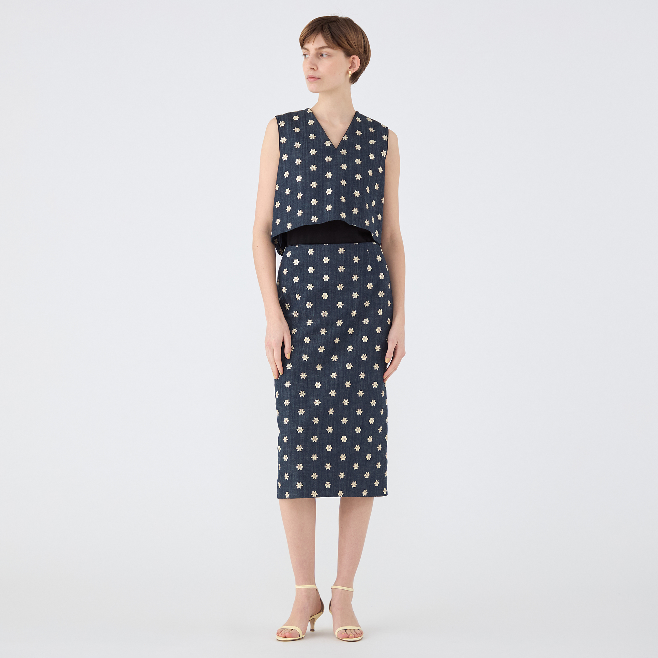 ドレフルールデニム タイトストレートスカート｜トゥモローランド 公式通販