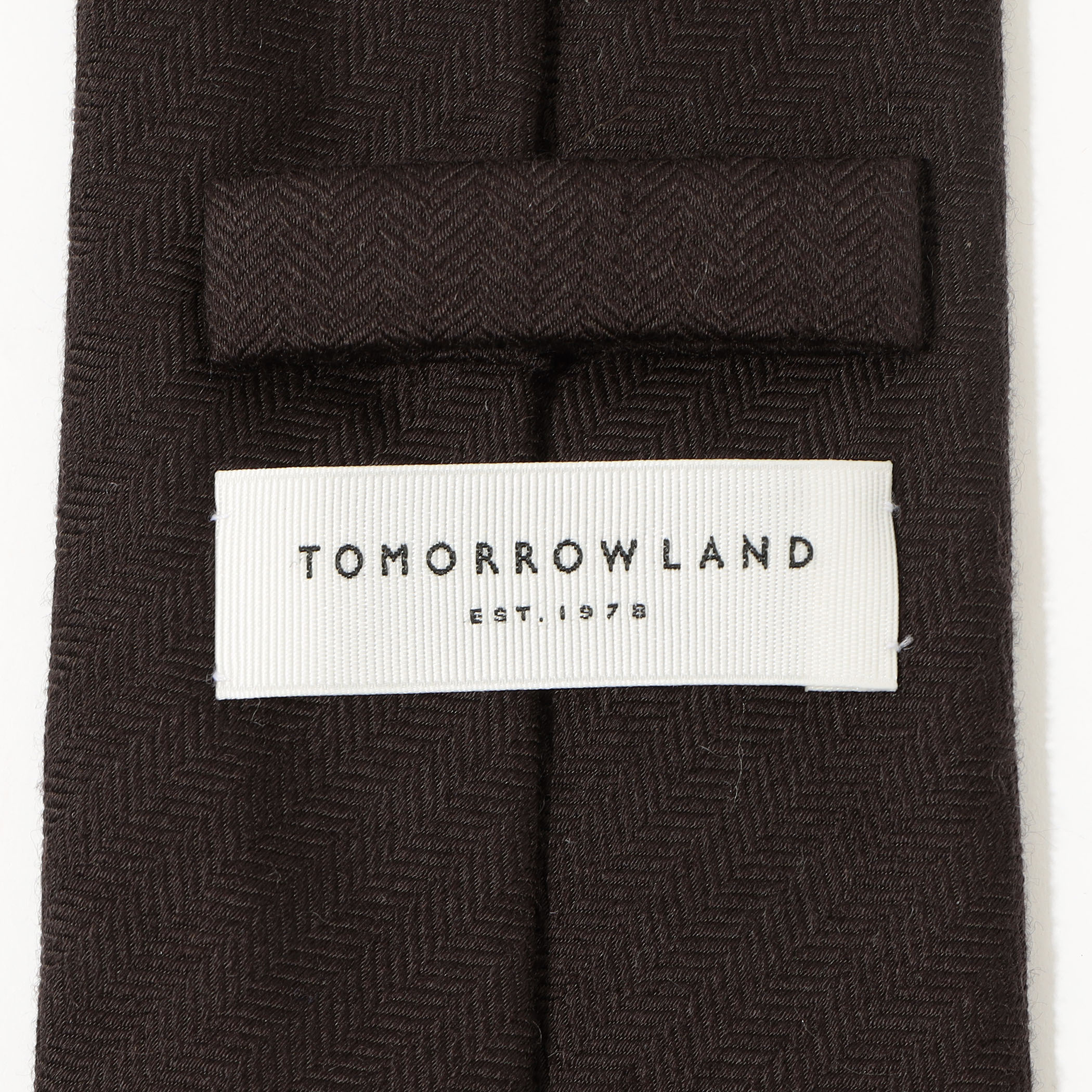 TOMORROWLAND カシミヤシルク ソリッドネクタイ
