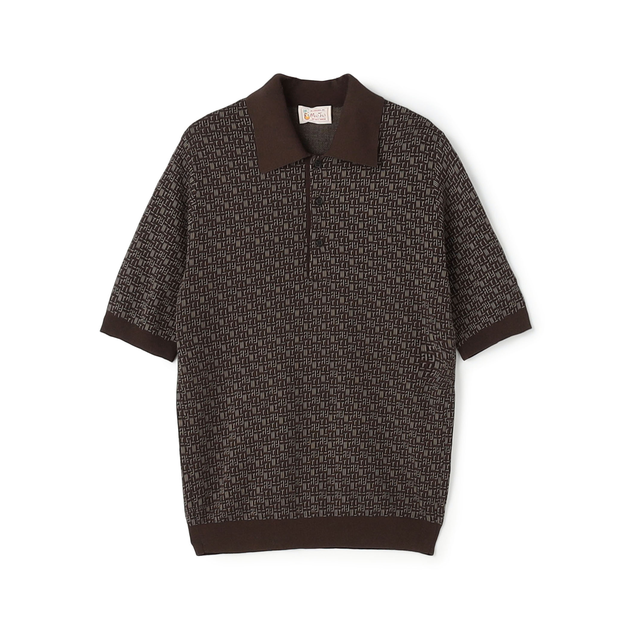 Mai Tai オリジナルモノグラム ニットポロシャツ