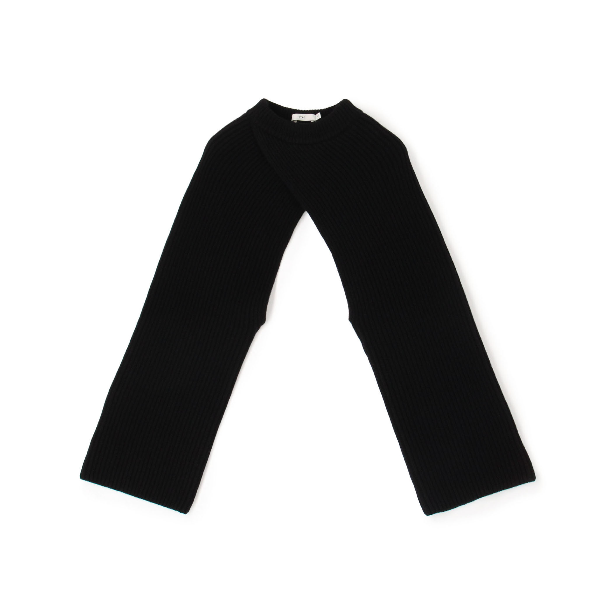 HYKE RIBBED-KNIT BOLERO リブニットボレロ