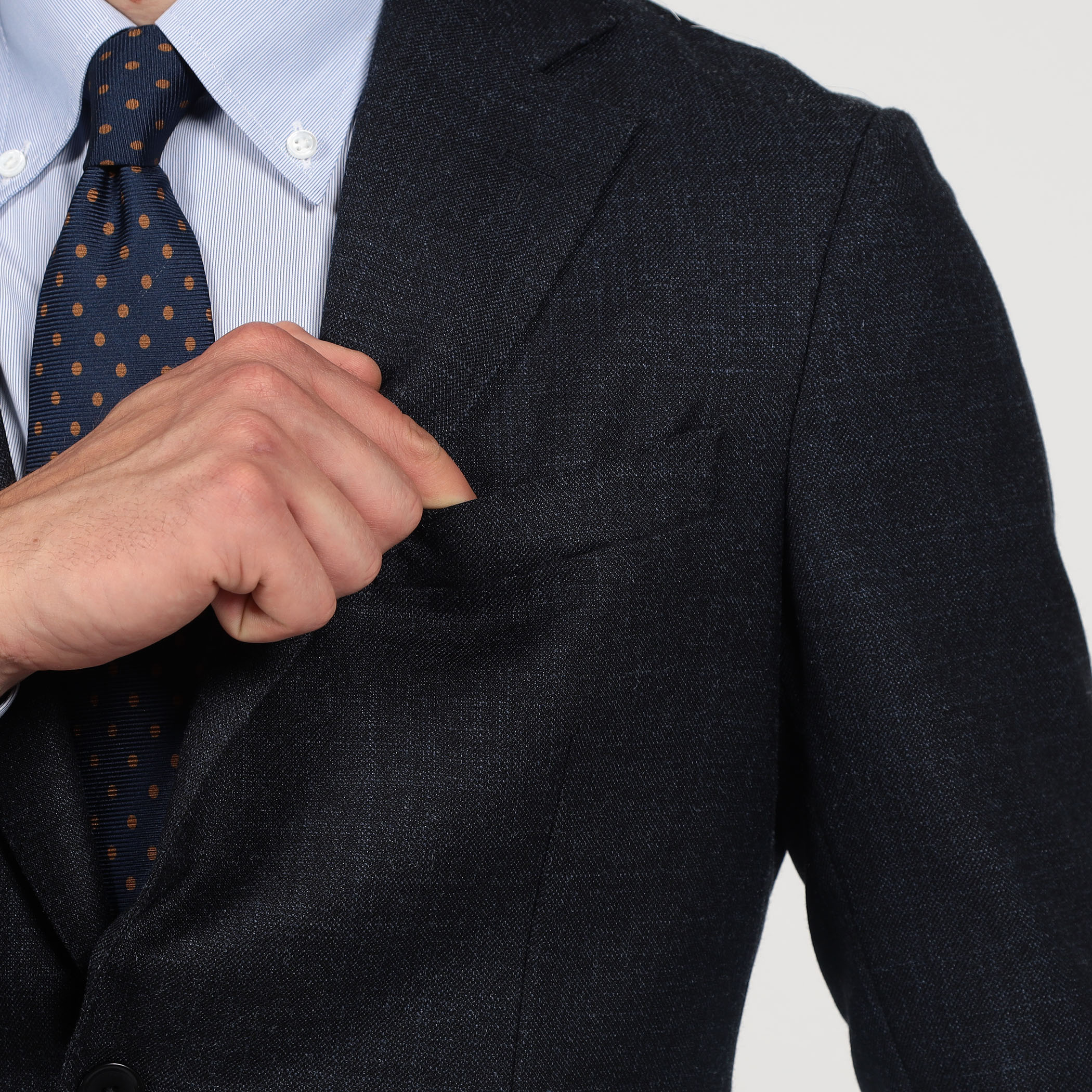 トゥモローランドピルグリム ロロピアーナ シルク SUPER150'S　2XL セール】 Super170'sウール 段返り3Bスーツ LORO PIANA WISH MADE IN