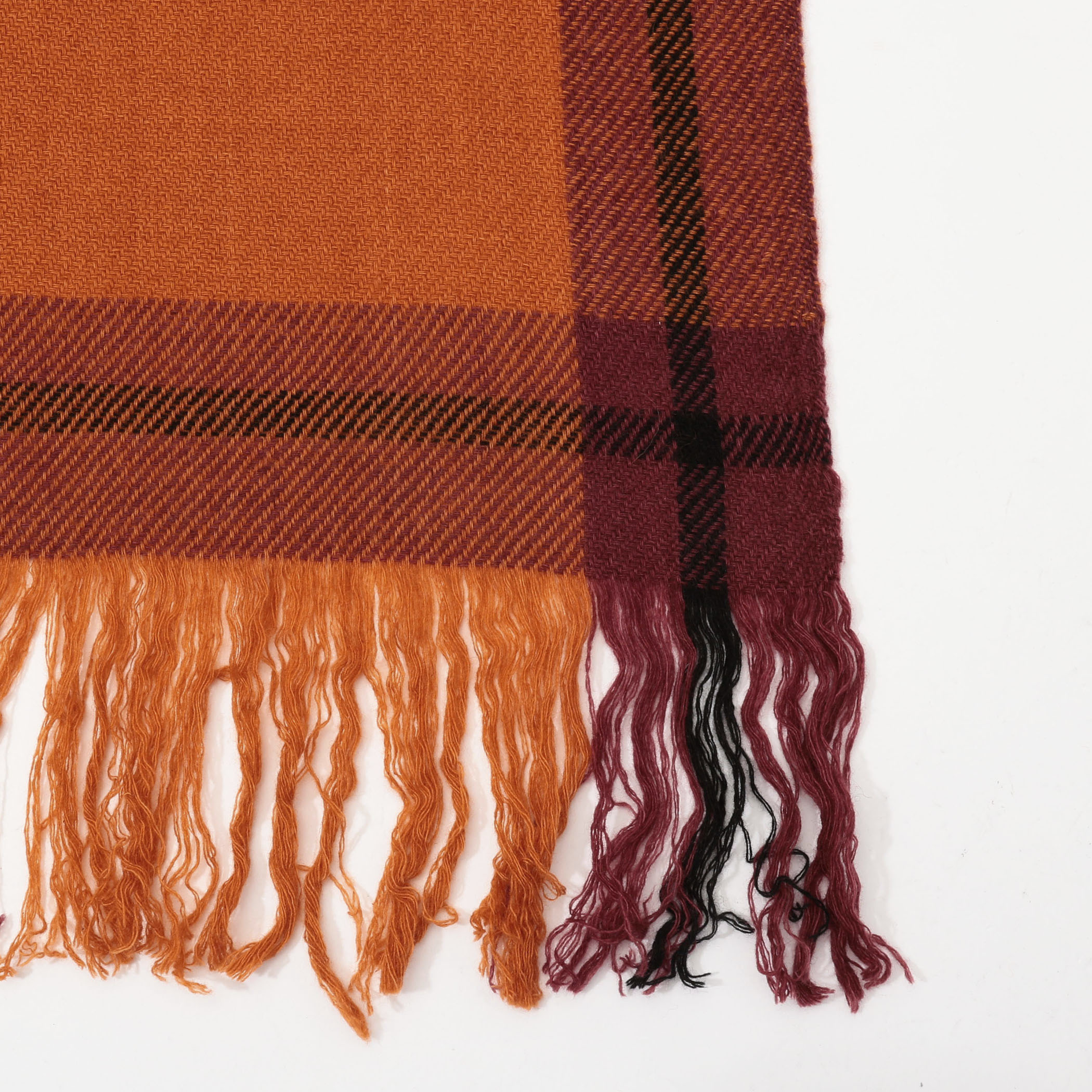 denis colomb デニスコロン HOKKAIDO SHAWL *BROWN BLACK YAK