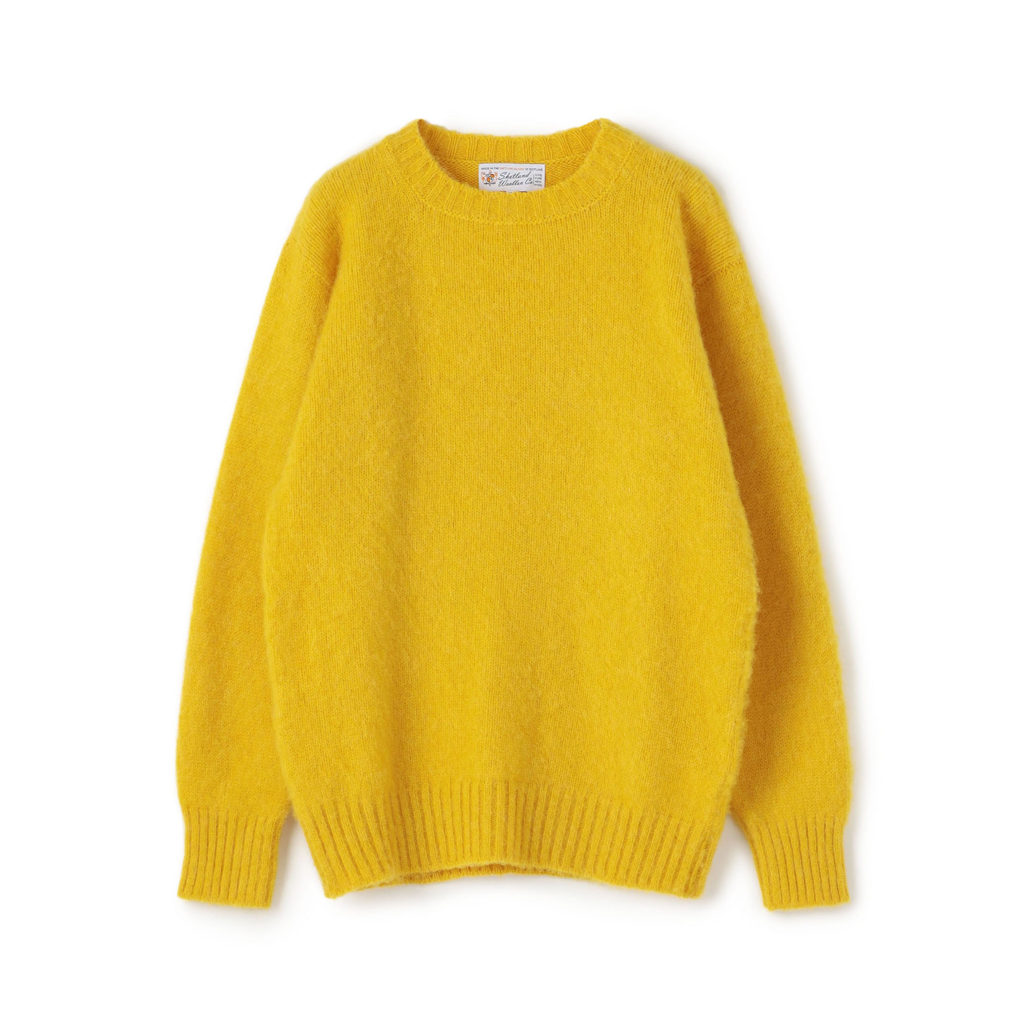 SHETLAND WOOLLEN CO. CREW NECK KNIT ウール クルーネックニットプルオーバー