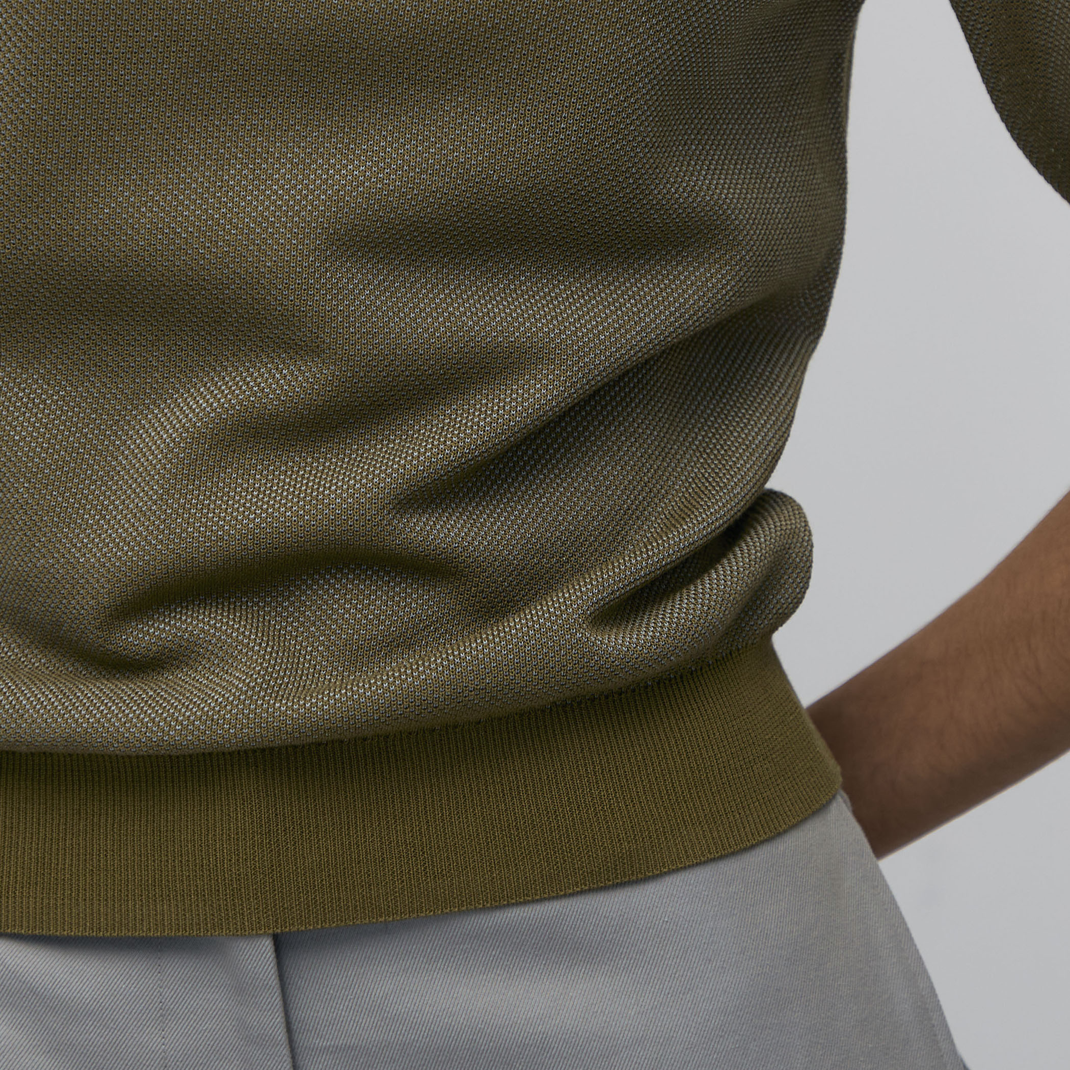 ダブルカラーピケ ミニポロカラーハーフスリーブ｜トゥモローランド