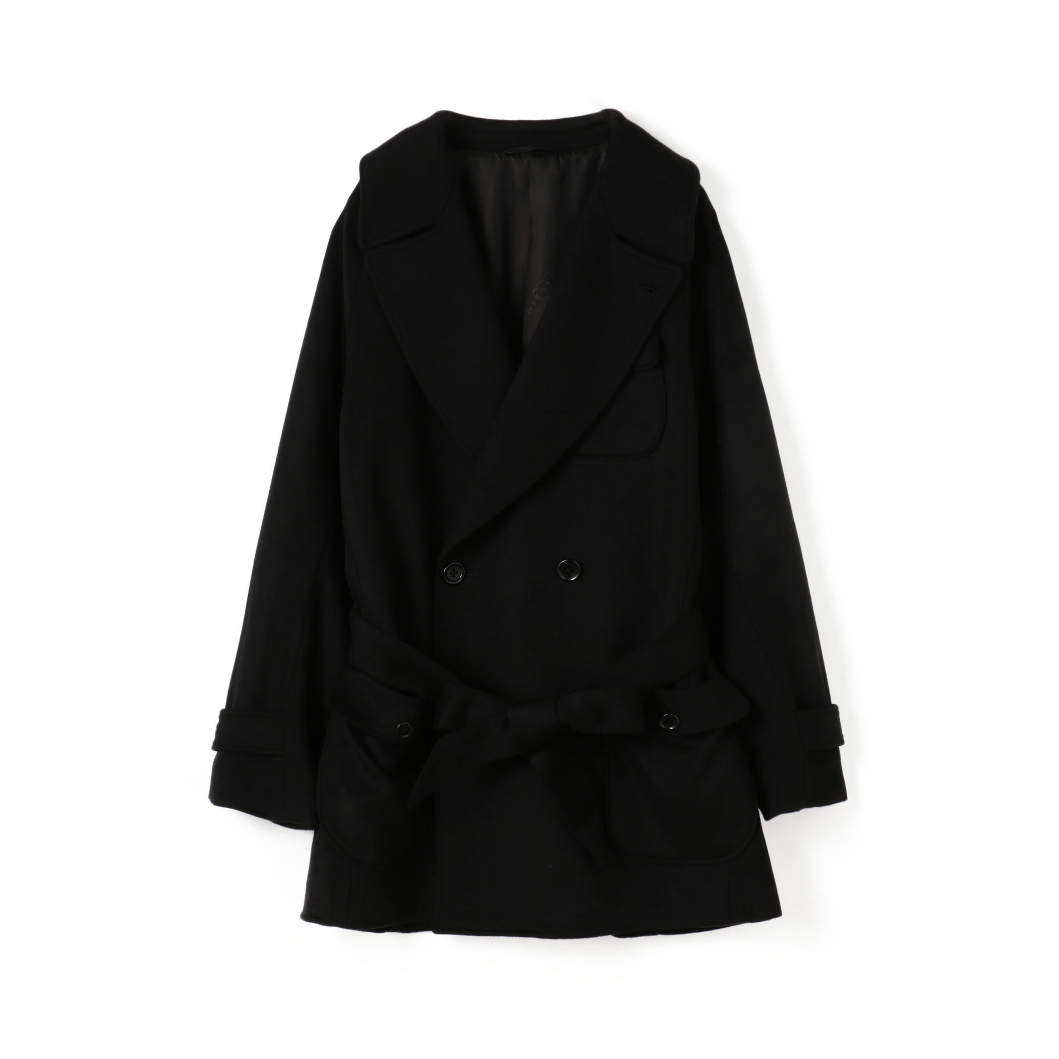 ウールカシミヤ ダブルブレステッドコート Le Barche