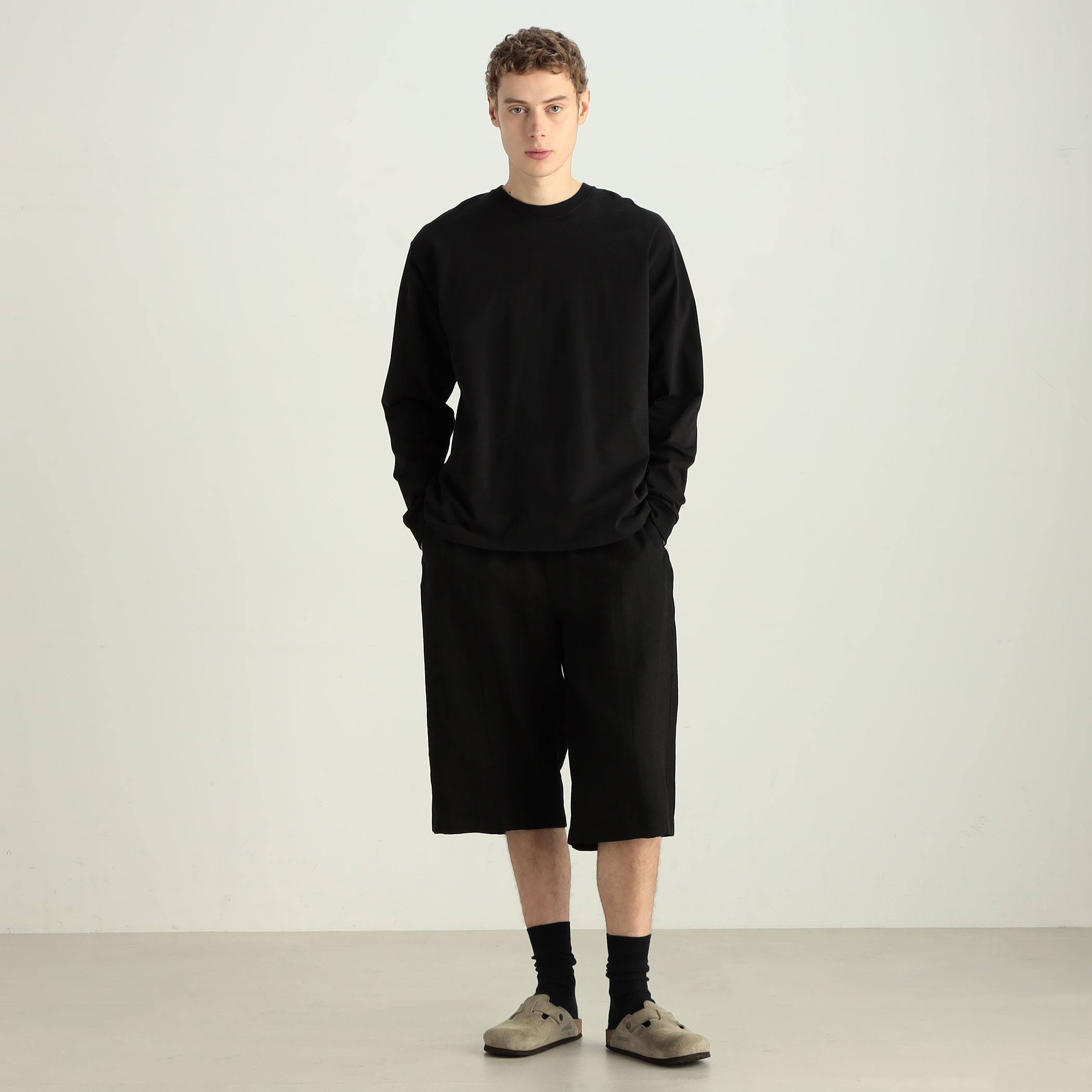 リネンツイル オーバーショーツ｜トゥモローランド 公式通販