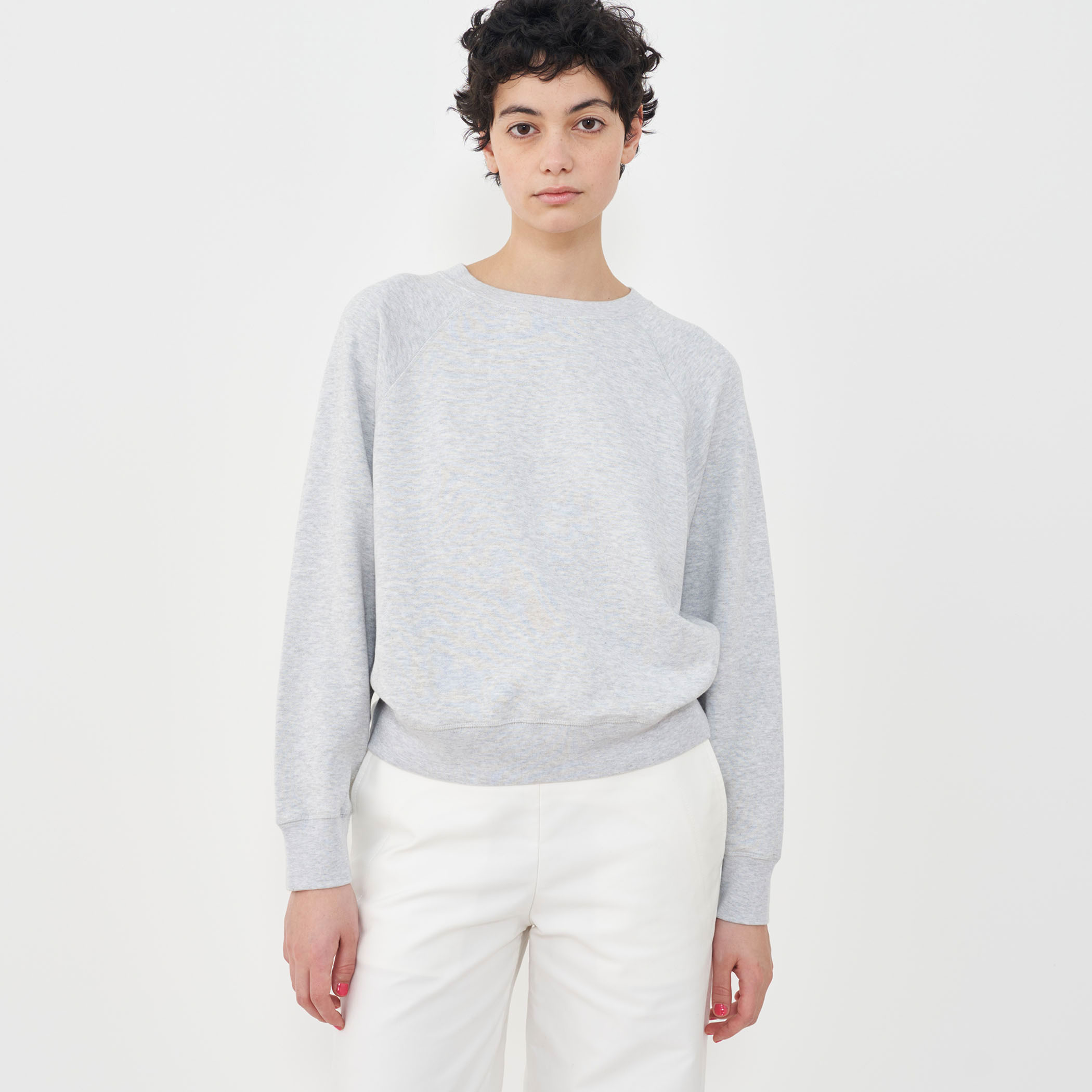 GALERIEVIE スビンコットンジャージー ラグランスリーブプルオーバー S スビンコットンジャージー ラグランスリーブプルオーバー