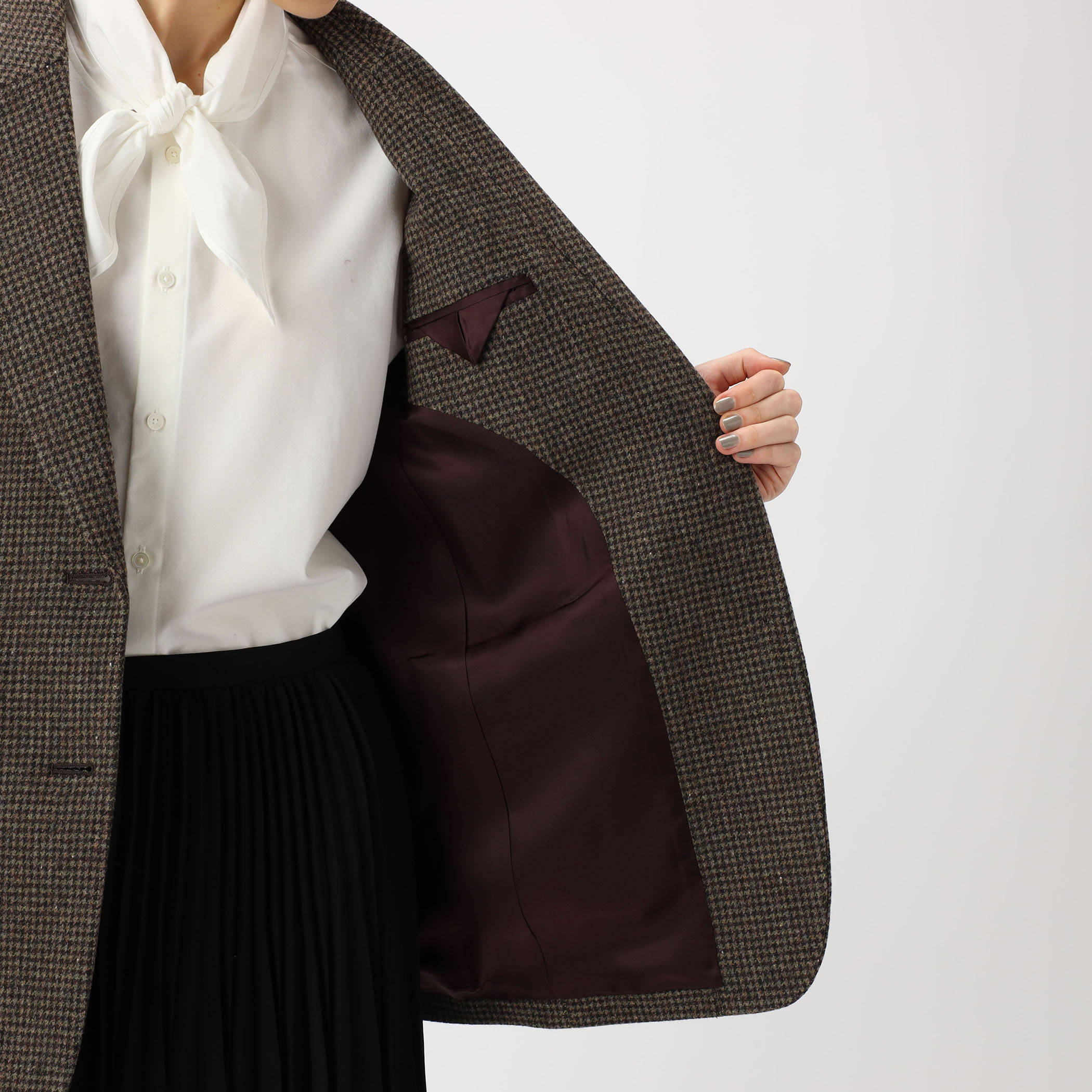 フレンチウールツイード テーラードジャケット｜トゥモローランド 公式通販