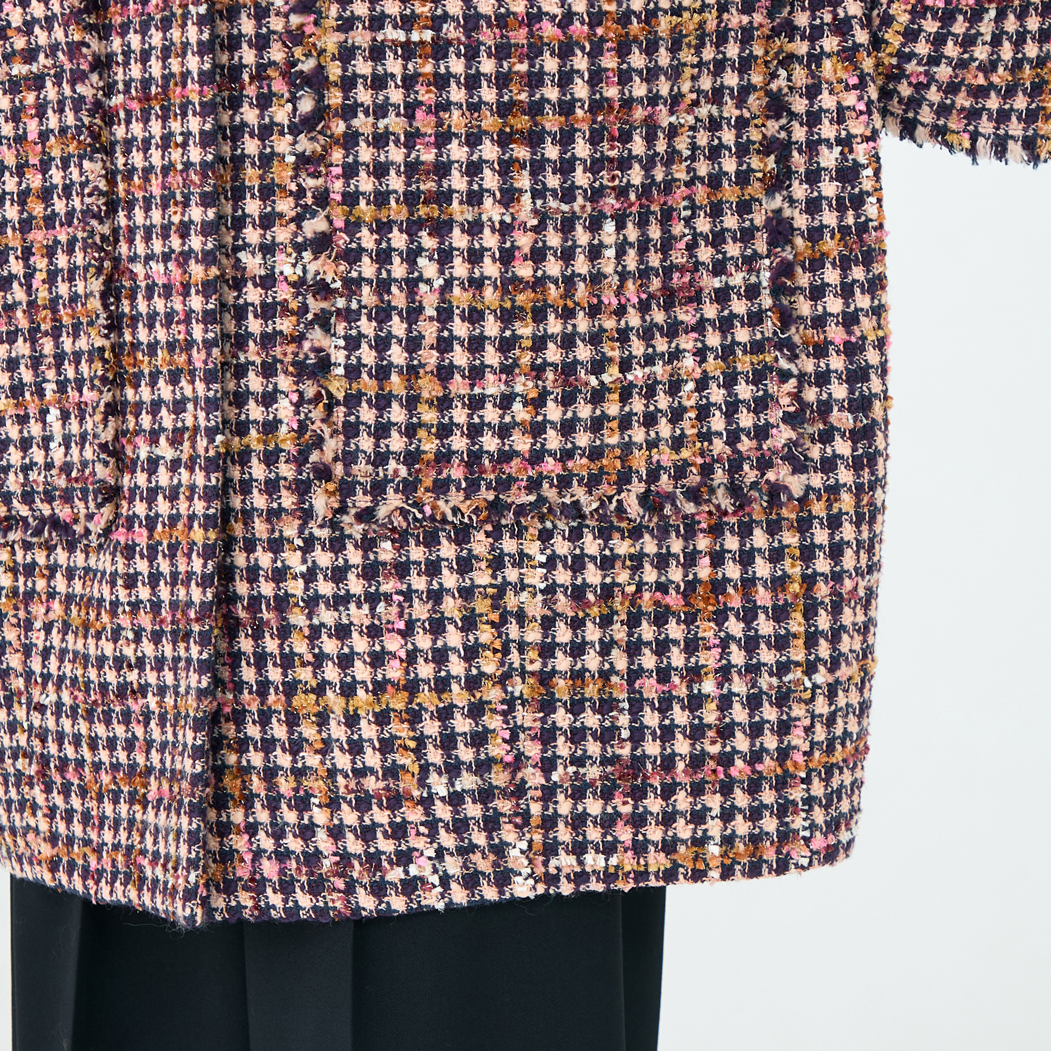 BLENHEIM ブレンヘイム ツイードコクーンコート XSチェスター フィルム