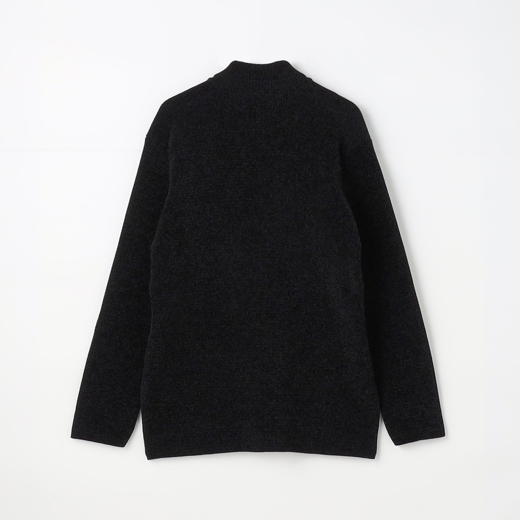 ポリエステルシェニールヤーン ダブルブレステッドニットジャケット