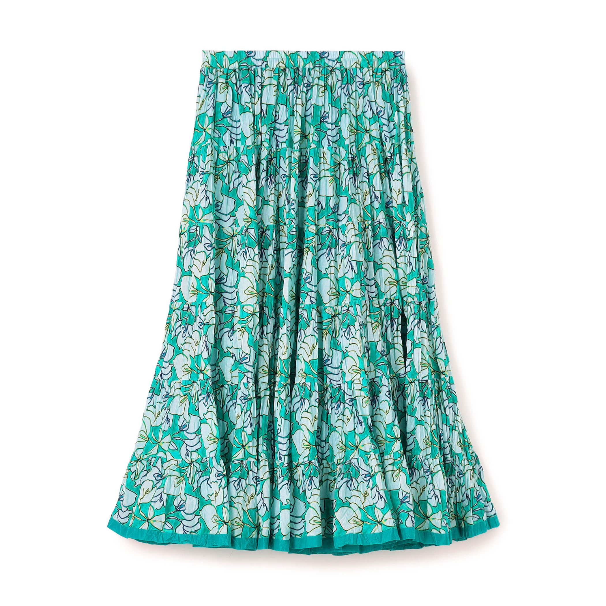 【WEB先行予約・別注】MARIHA Flower Poem 草原の虹のスカート