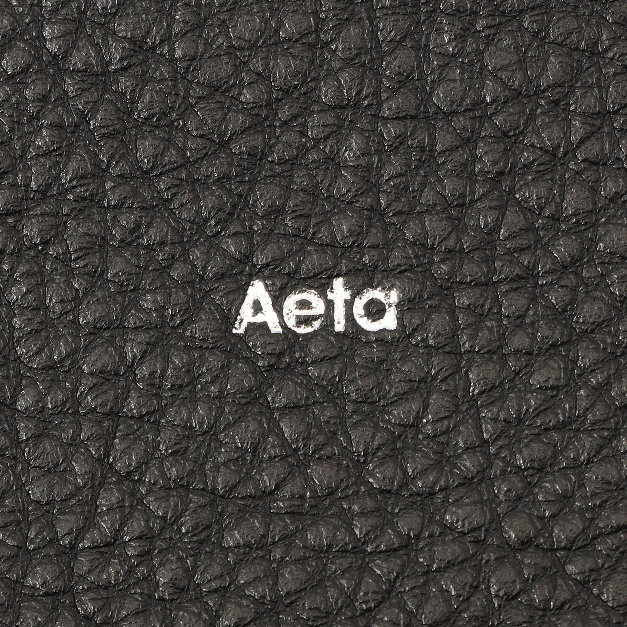 お値下げ中　Aeta  SMALL CONTAINER C 黒レザー四角形 aeta【アエタ】PG SMALL CONTAINER C 