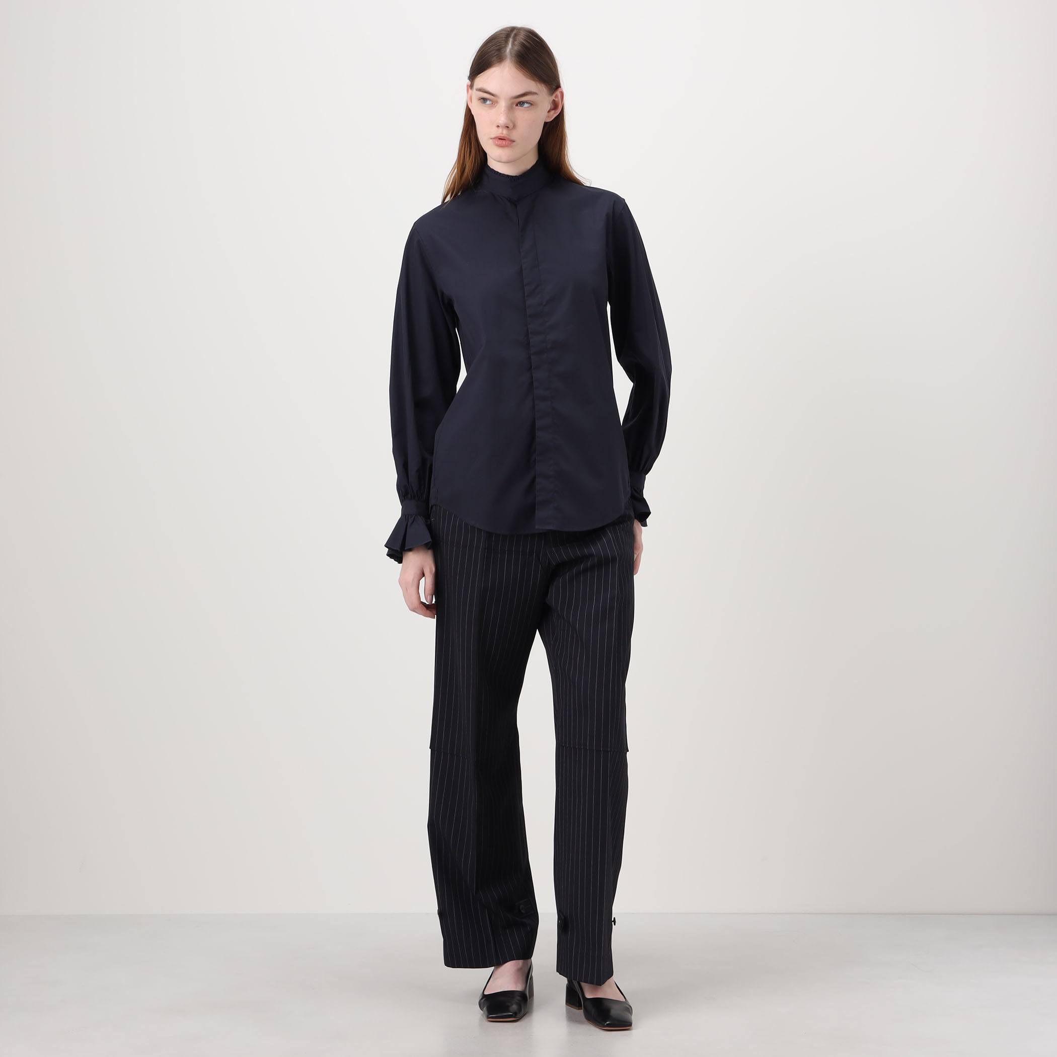 BOURRIENNE BOUDOIR SHIRT フリルシャツ｜トゥモローランド 公式サイト