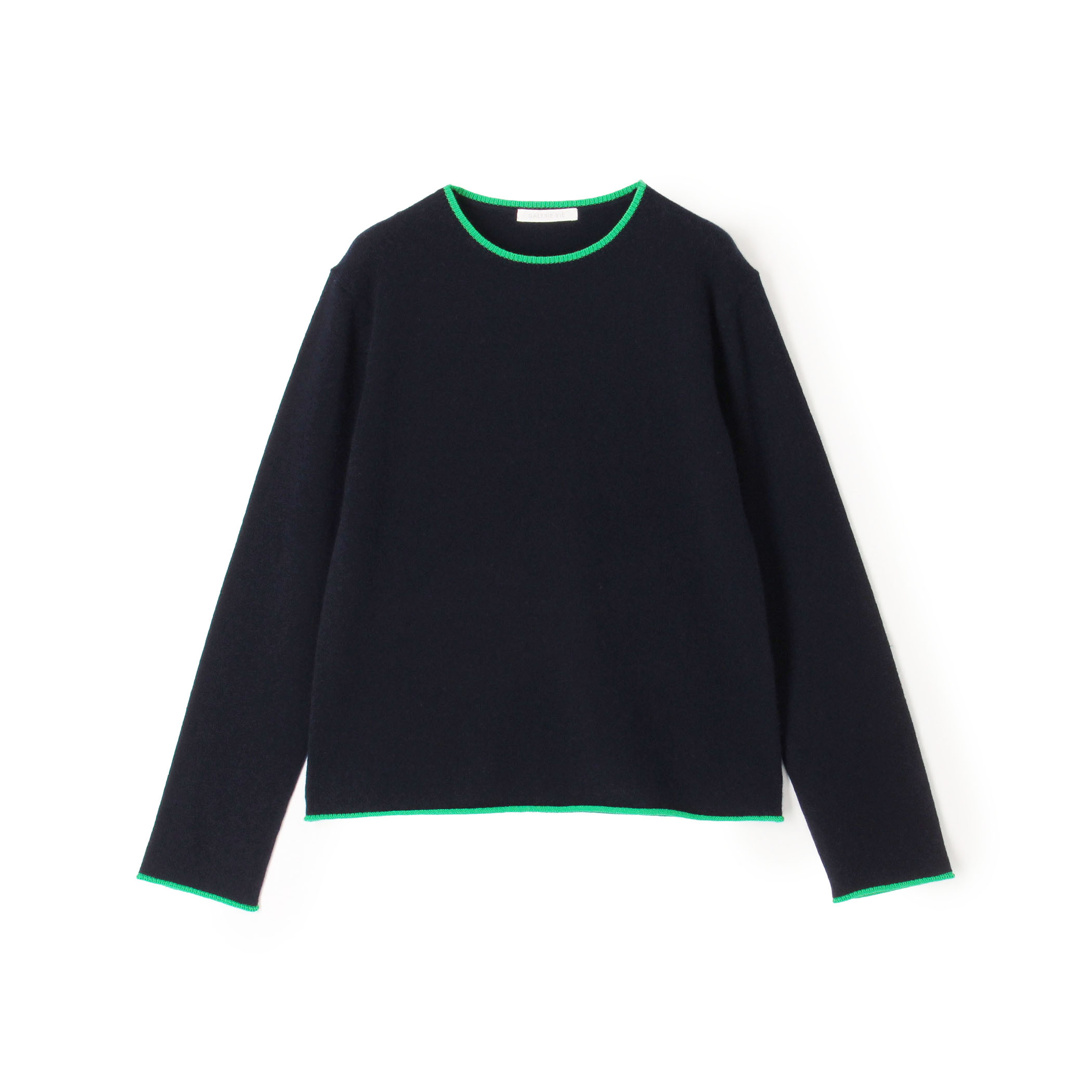 【WEB先行予約】スコットランドカシミヤ クルーネックプルオーバー