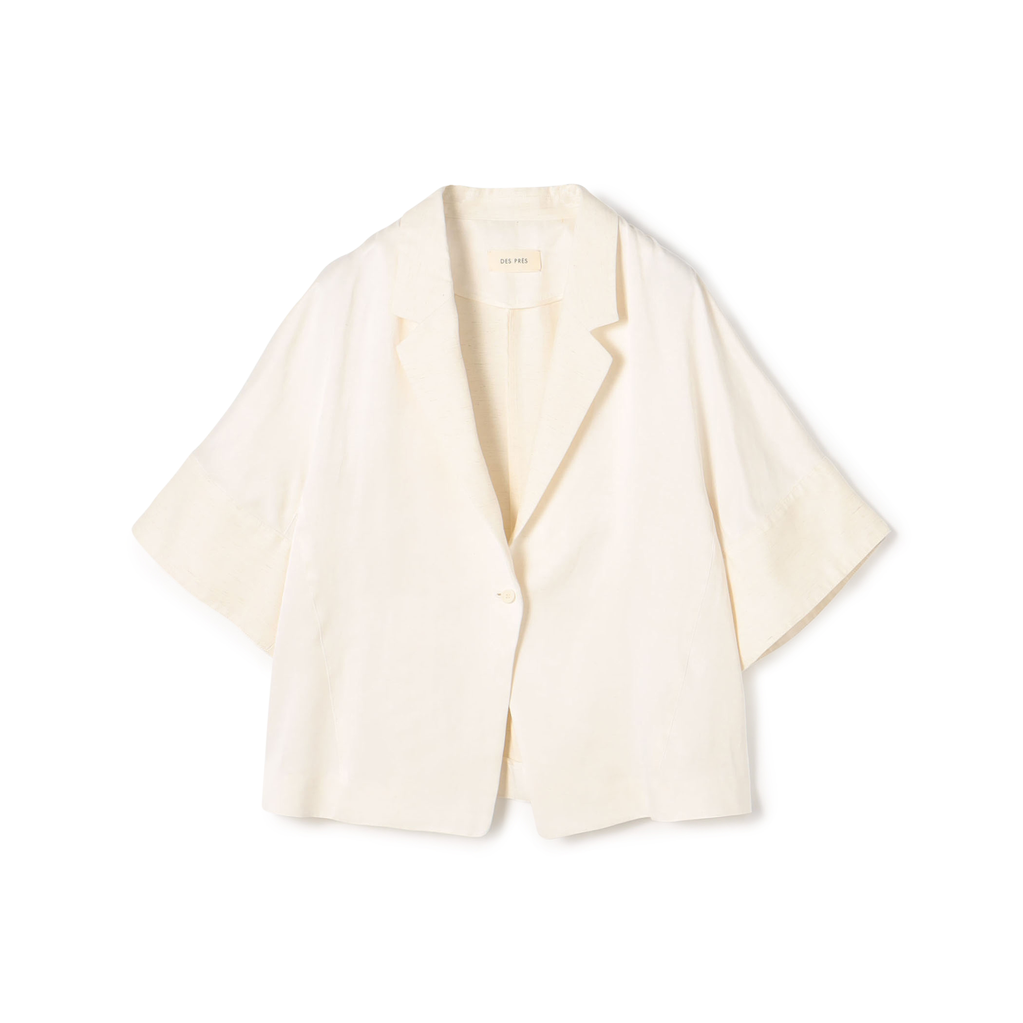 【WEB先行予約】ソフトサテン ハーフスリーブジャケット